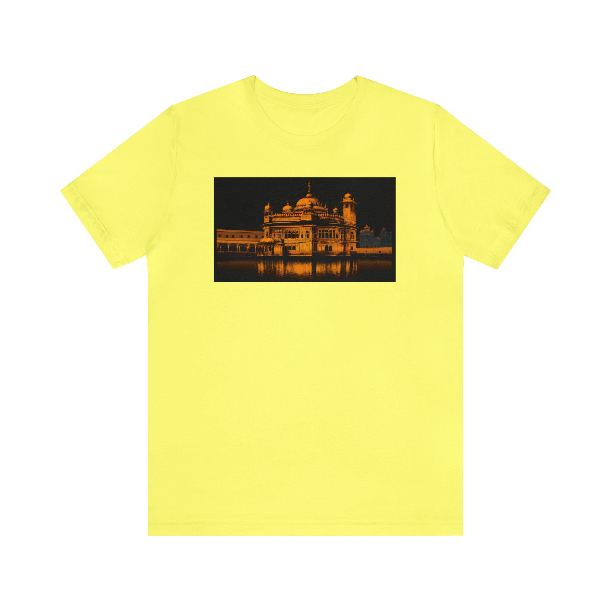 Unisex Jersey Short Sleeve Tee - Golden Temple, India