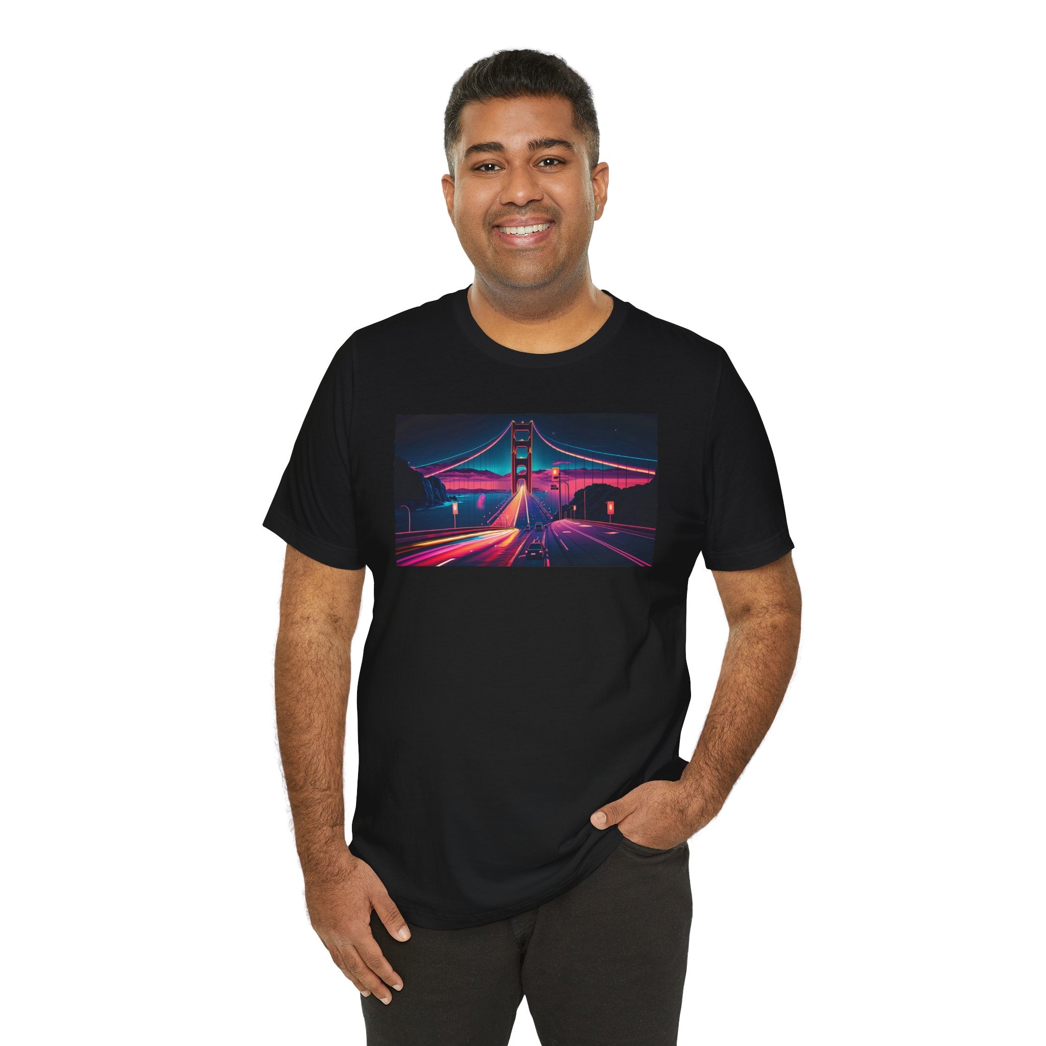 Unisex Jersey Short Sleeve Tee - Golden Gate Bridge, San Francisco, USA