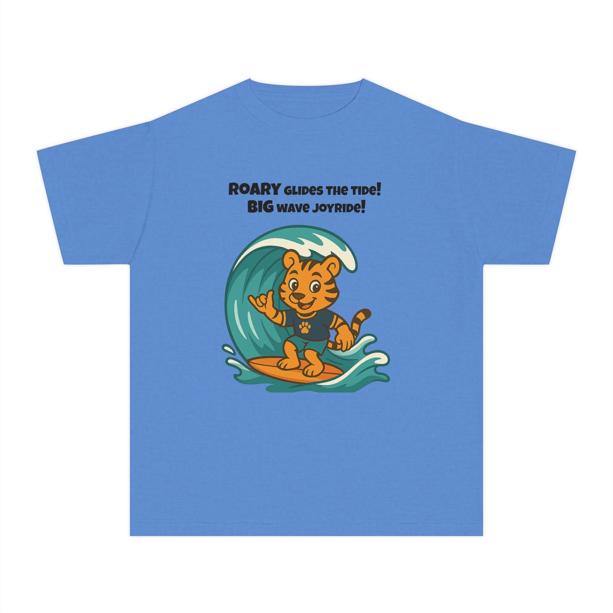 Youth Midweight Cotton Tee - Roary's Surf time