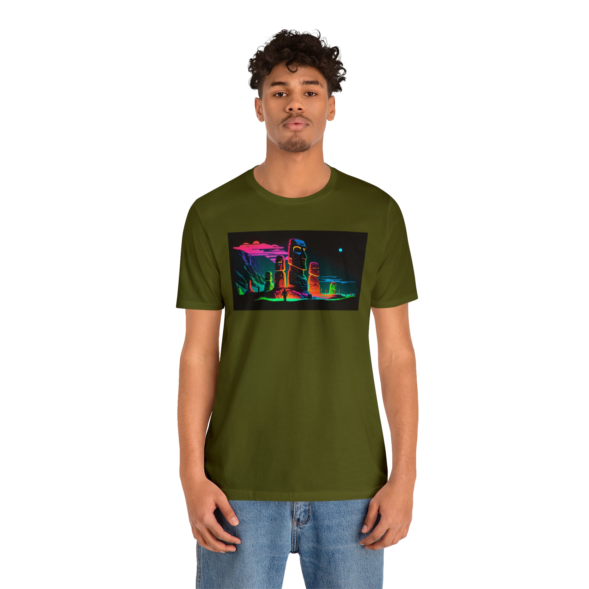 Unisex Jersey Short Sleeve Tee - Easter Islands, Chile