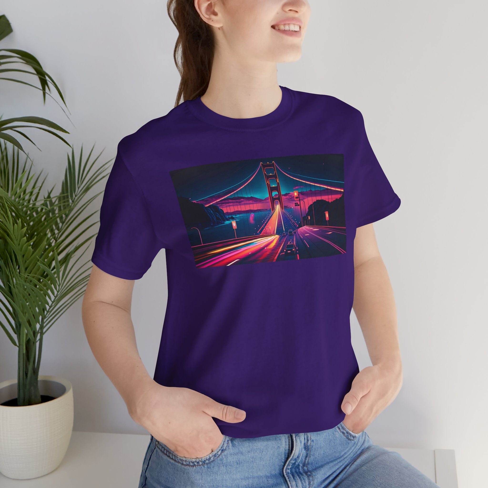 Unisex Jersey Short Sleeve Tee - Golden Gate Bridge, San Francisco, USA