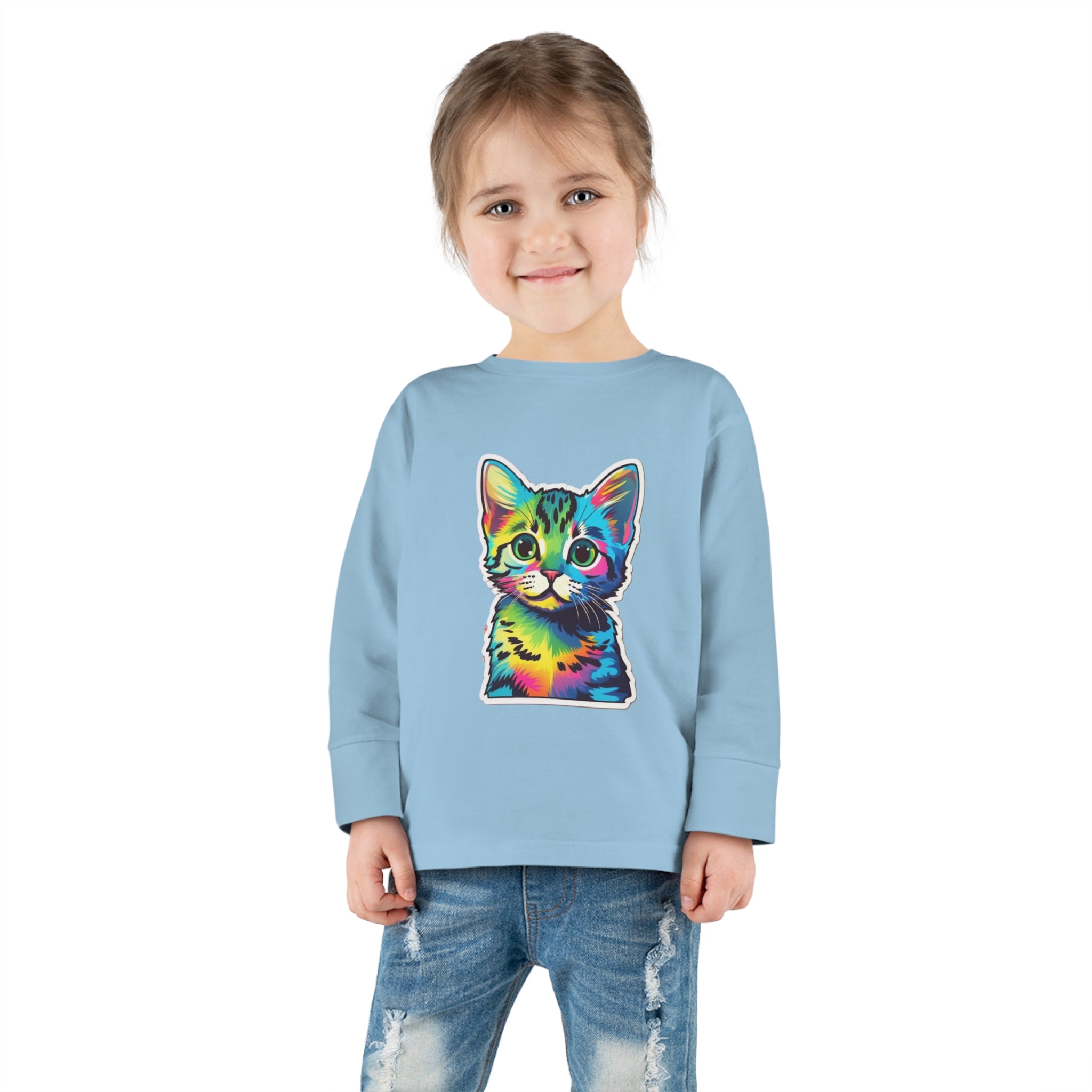 Toddler Long Sleeve Tee - Kittens 06