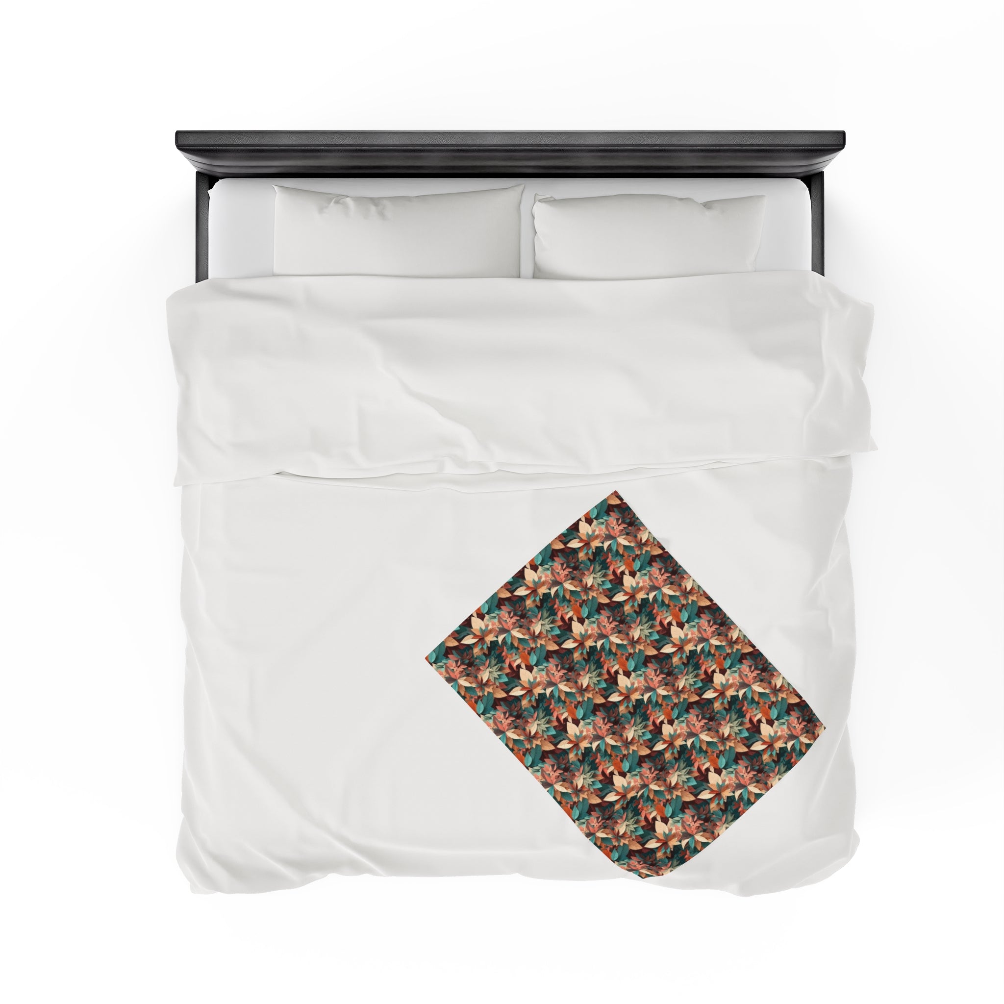 Velveteen Plush Blanket (AOP) - Seamless Abstract Designs 04