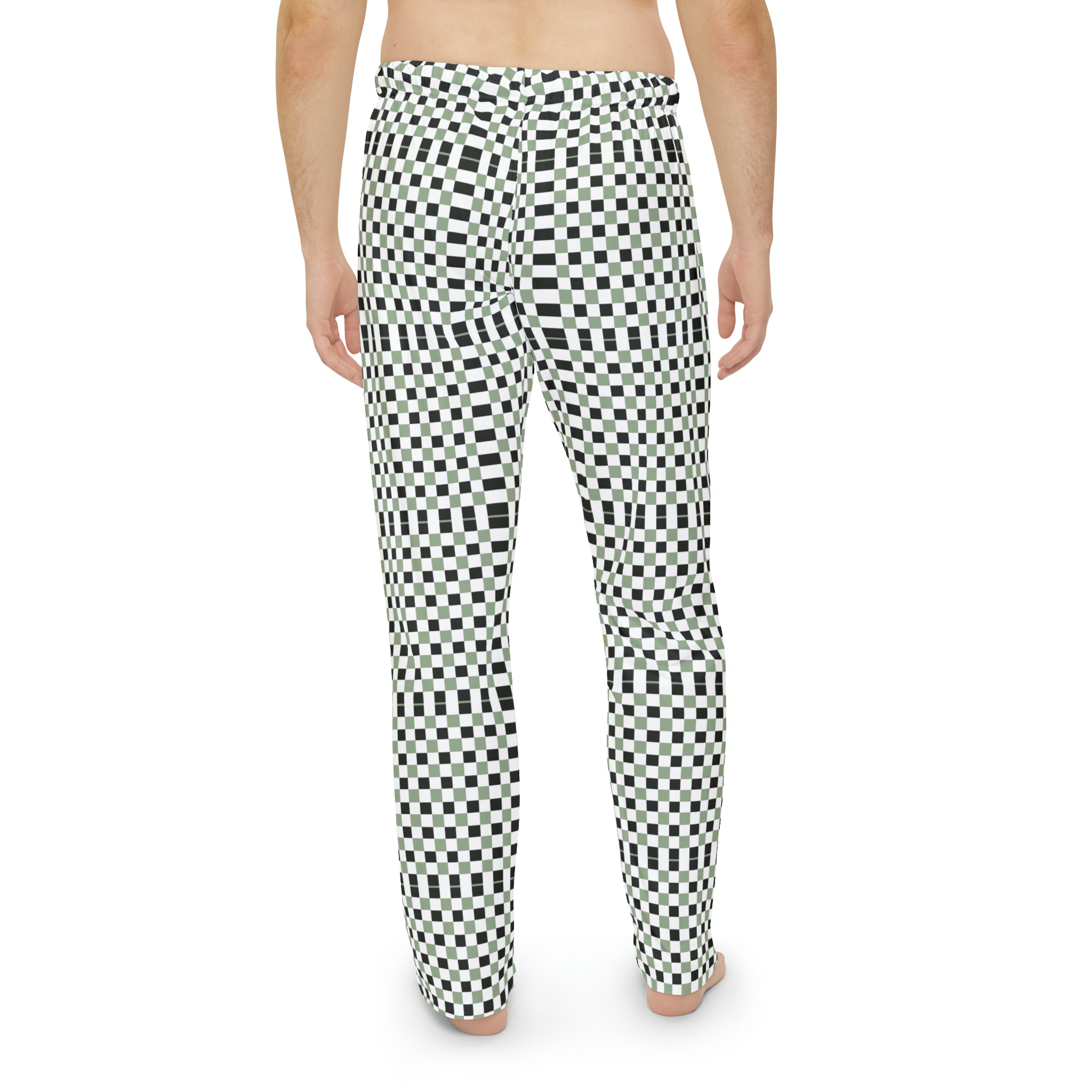 Men's Pajama Pants (AOP) - Seamless Checkered Designs 05