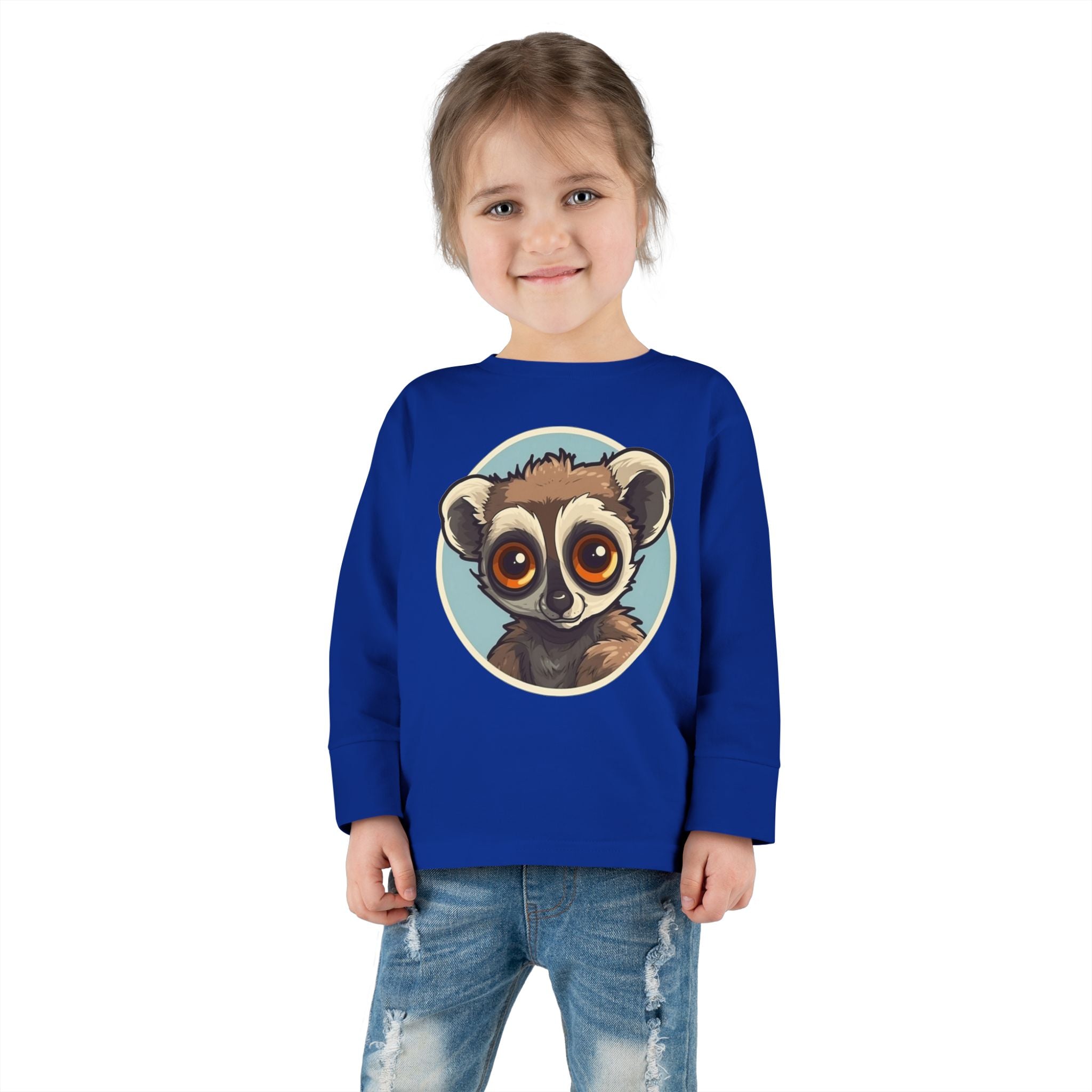 Toddler Long Sleeve Tee - Lemur Pup