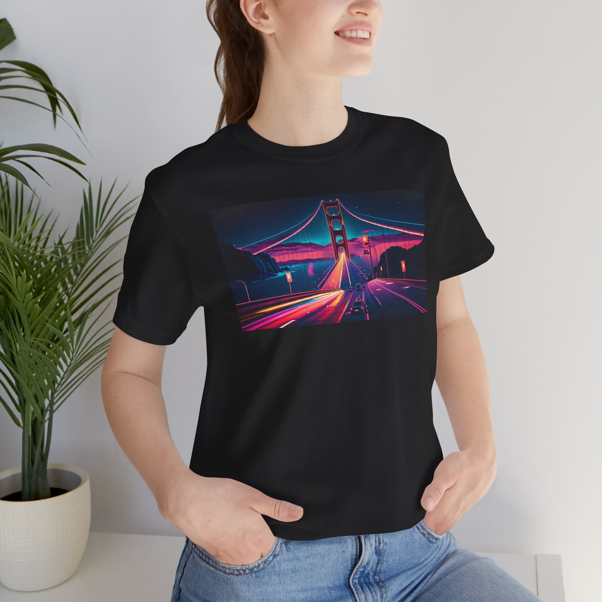 Unisex Jersey Short Sleeve Tee - Golden Gate Bridge, San Francisco, USA