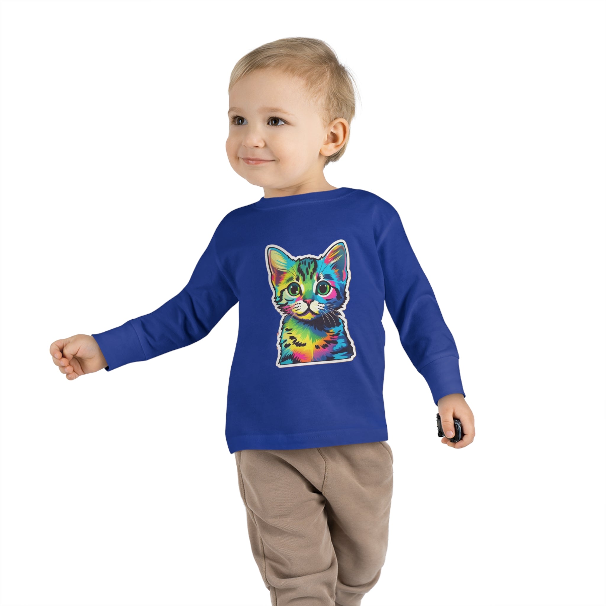 Toddler Long Sleeve Tee - Kittens 06