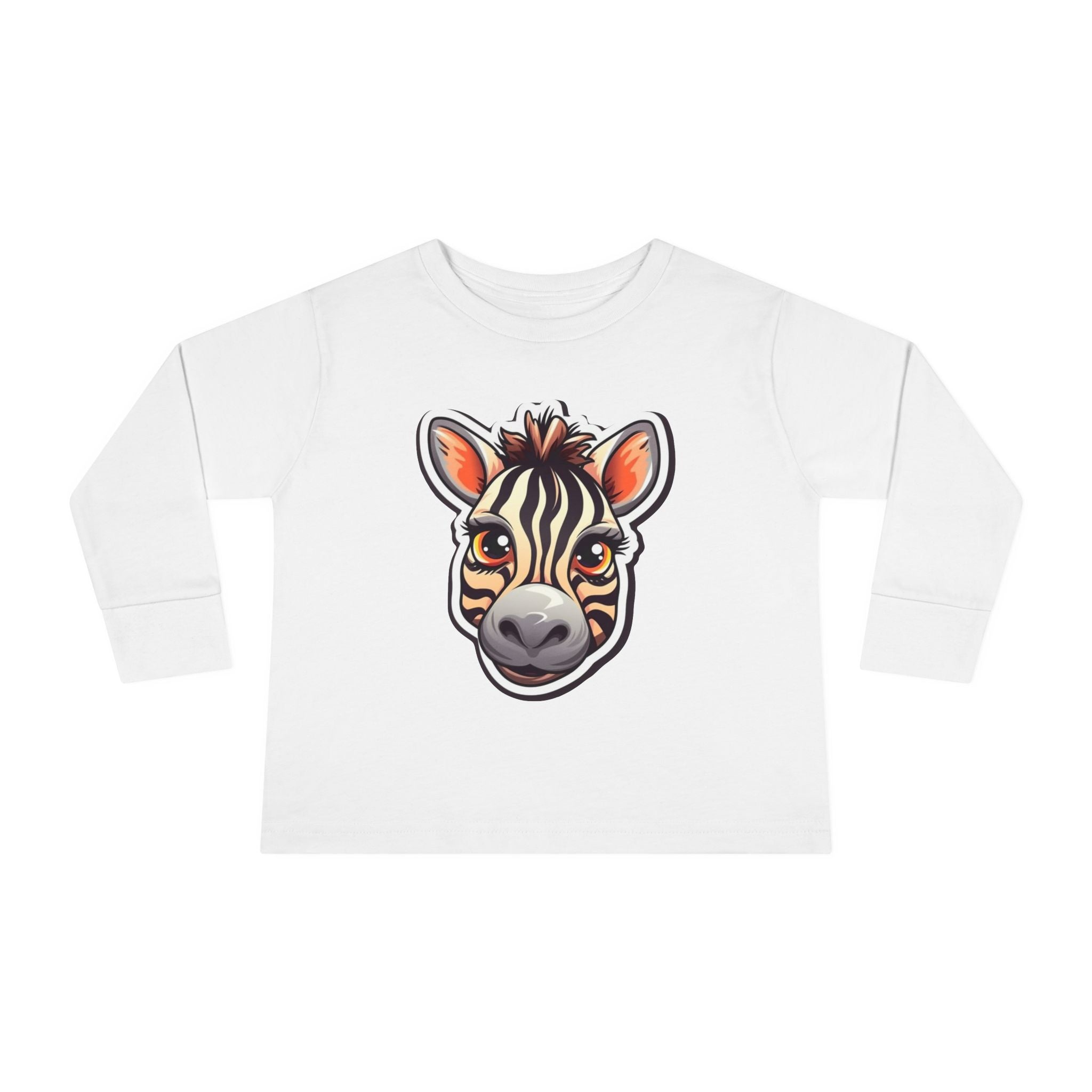 Toddler Long Sleeve Tee - Zebra Foal
