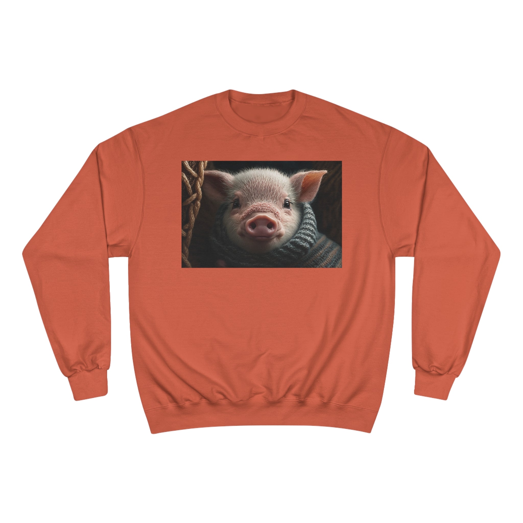 Champion Sweatshirt - Knit Animals, Piglet