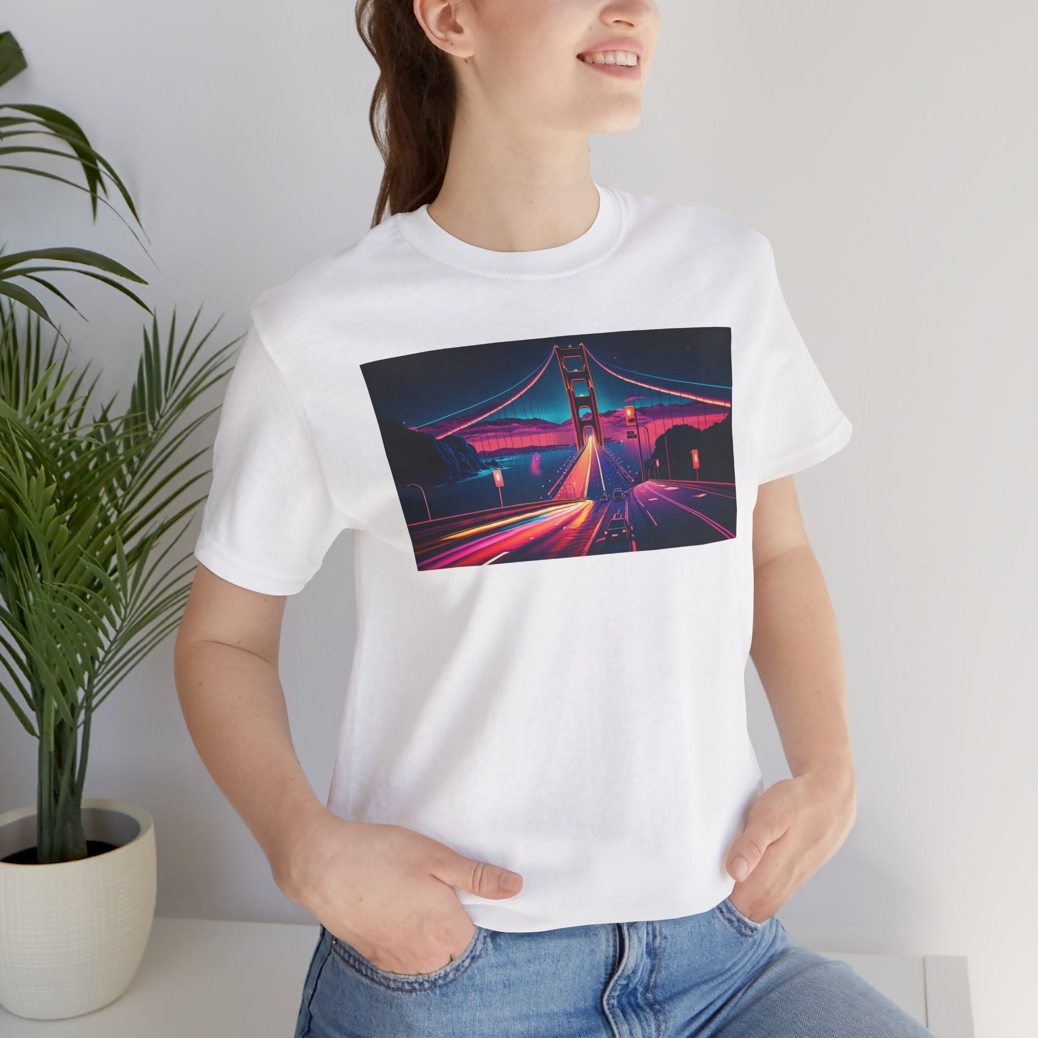 Unisex Jersey Short Sleeve Tee - Golden Gate Bridge, San Francisco, USA