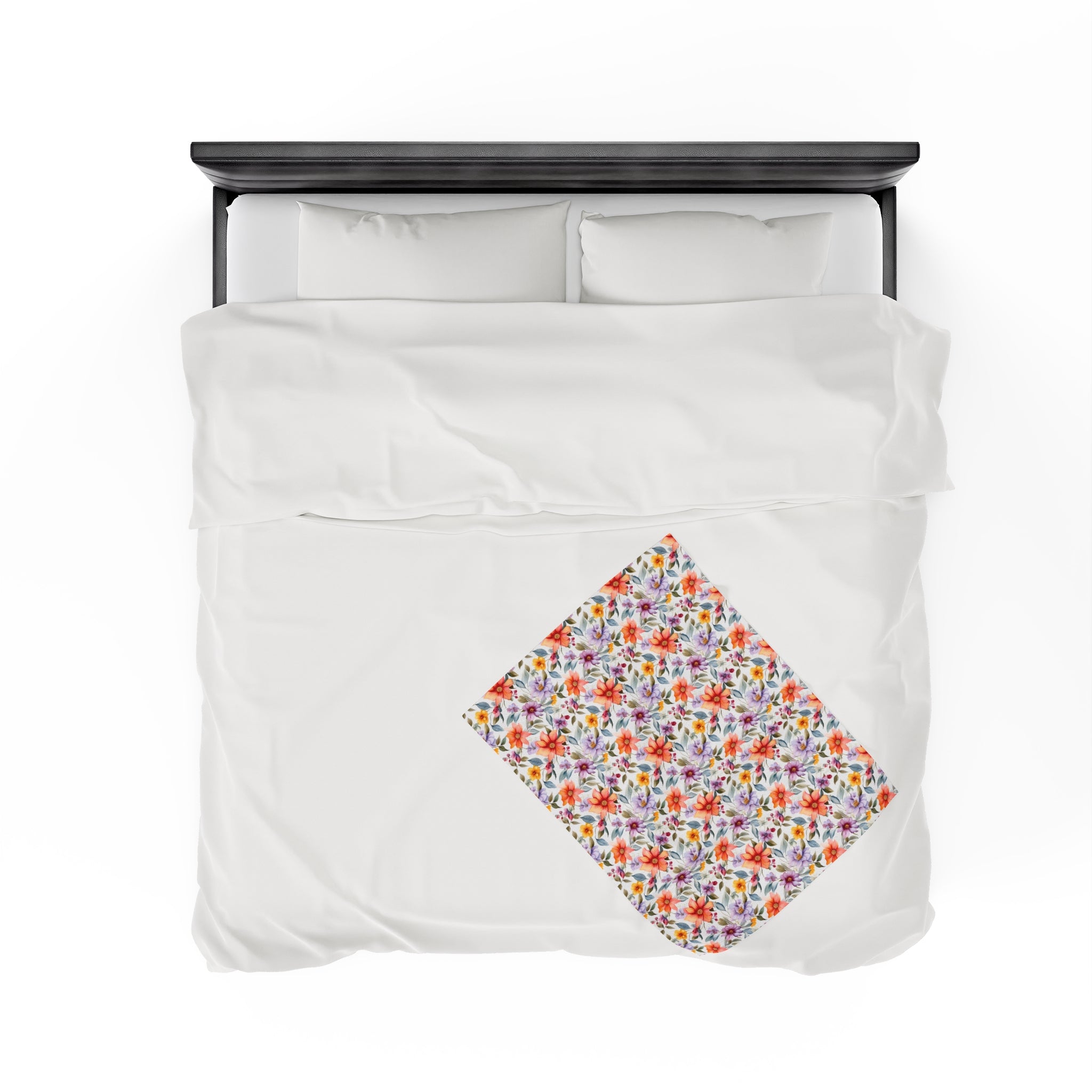 Velveteen Plush Blanket (AOP) - Seamless Abstract Designs 03