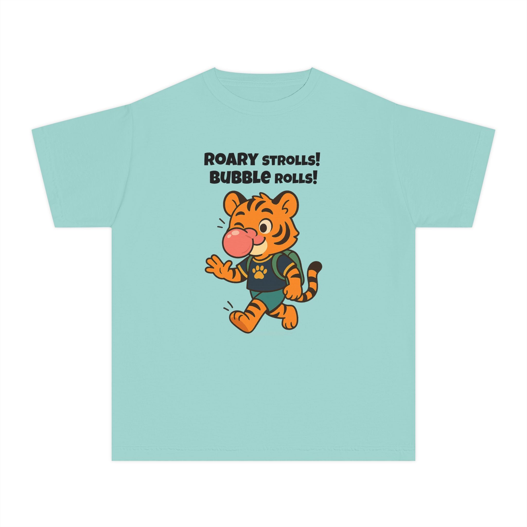 Youth Midweight Cotton Tee - Roary's Bubblegum Time