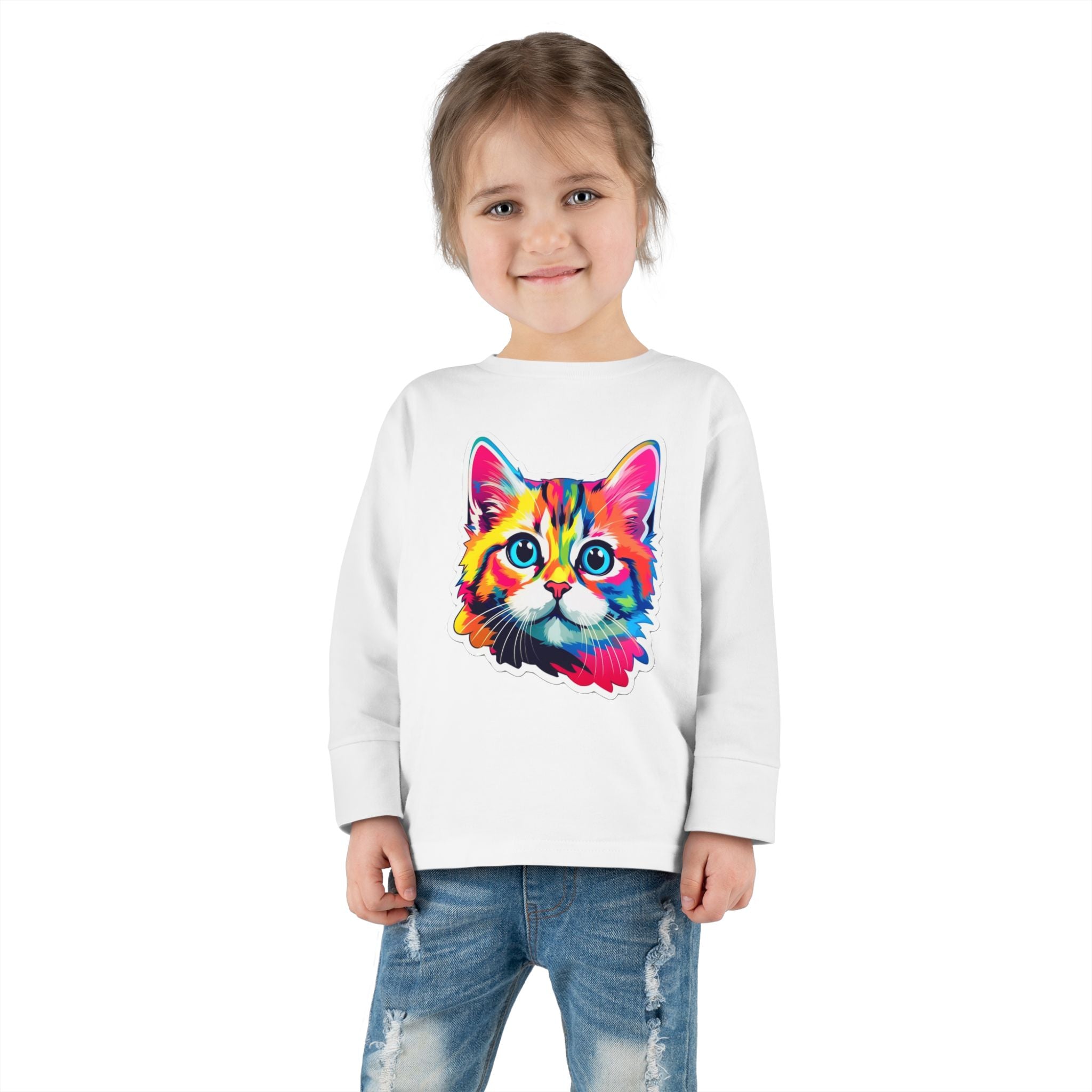 Toddler Long Sleeve Tee - Kittens 10