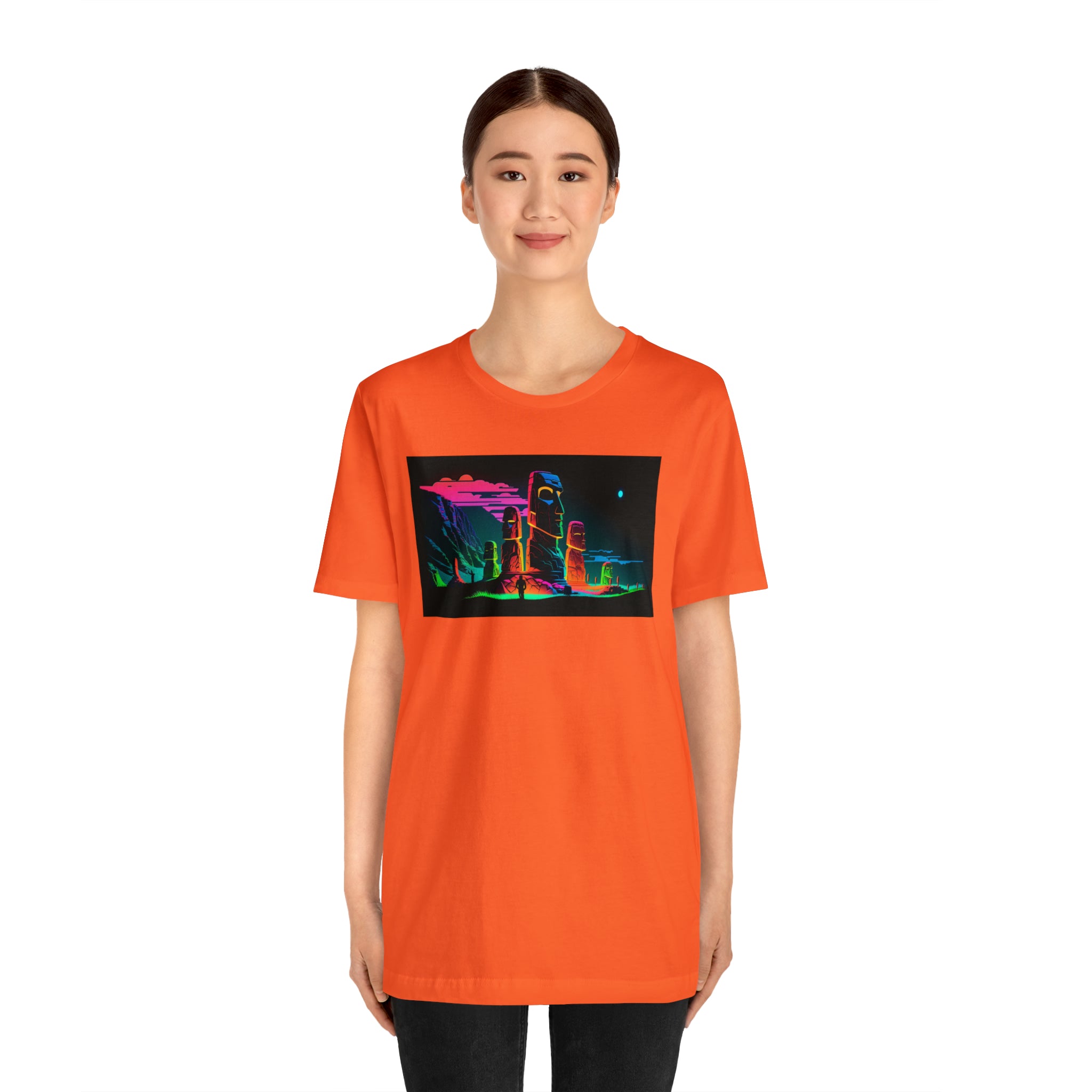 Unisex Jersey Short Sleeve Tee - Easter Islands, Chile