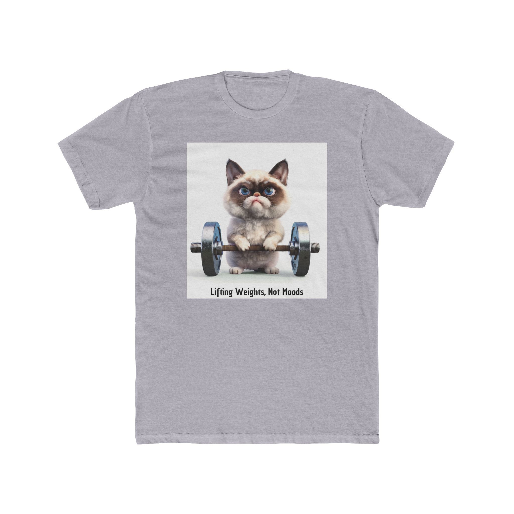 Men's Cotton Crew Tee - Grumpy Cats Collection - 06