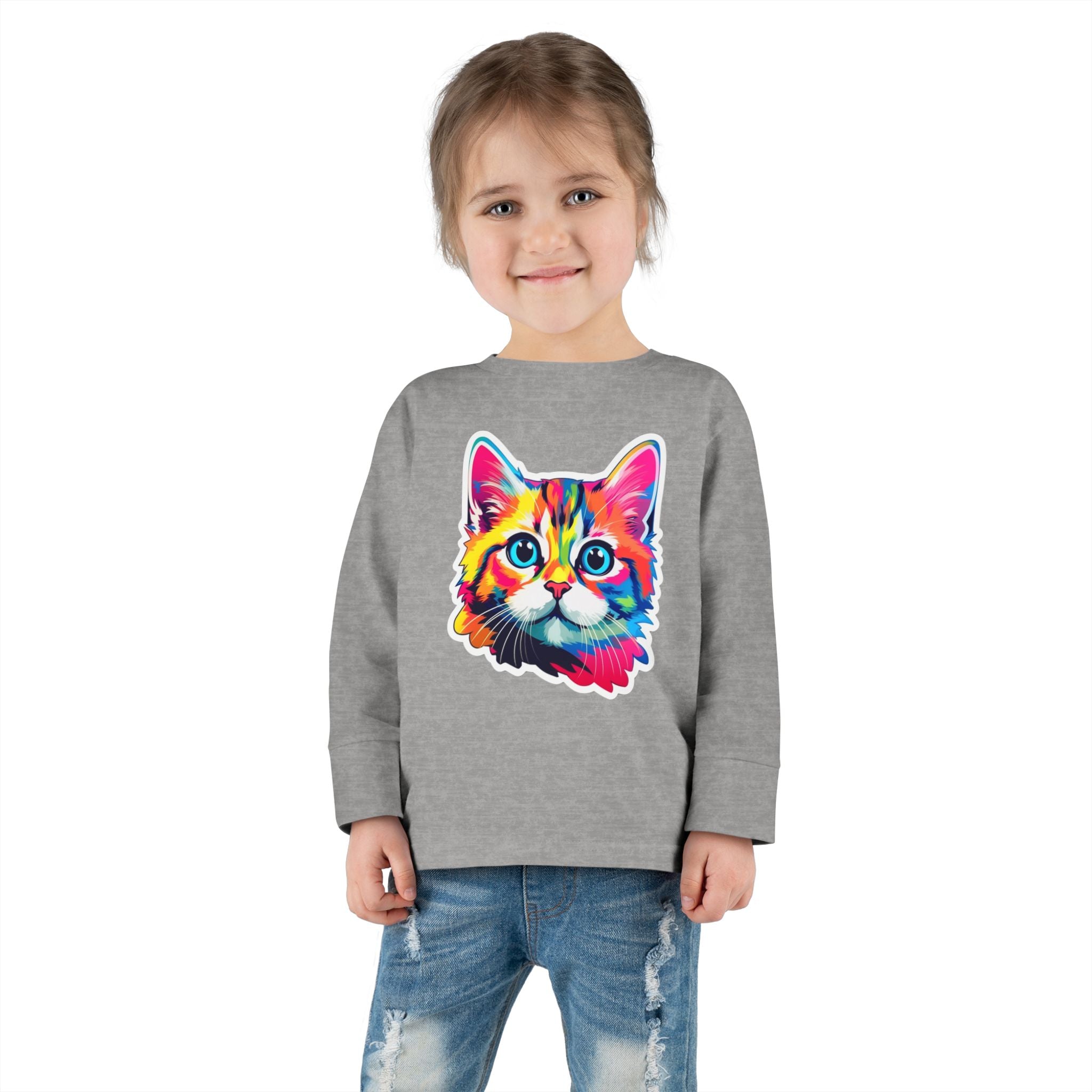 Toddler Long Sleeve Tee - Kittens 10