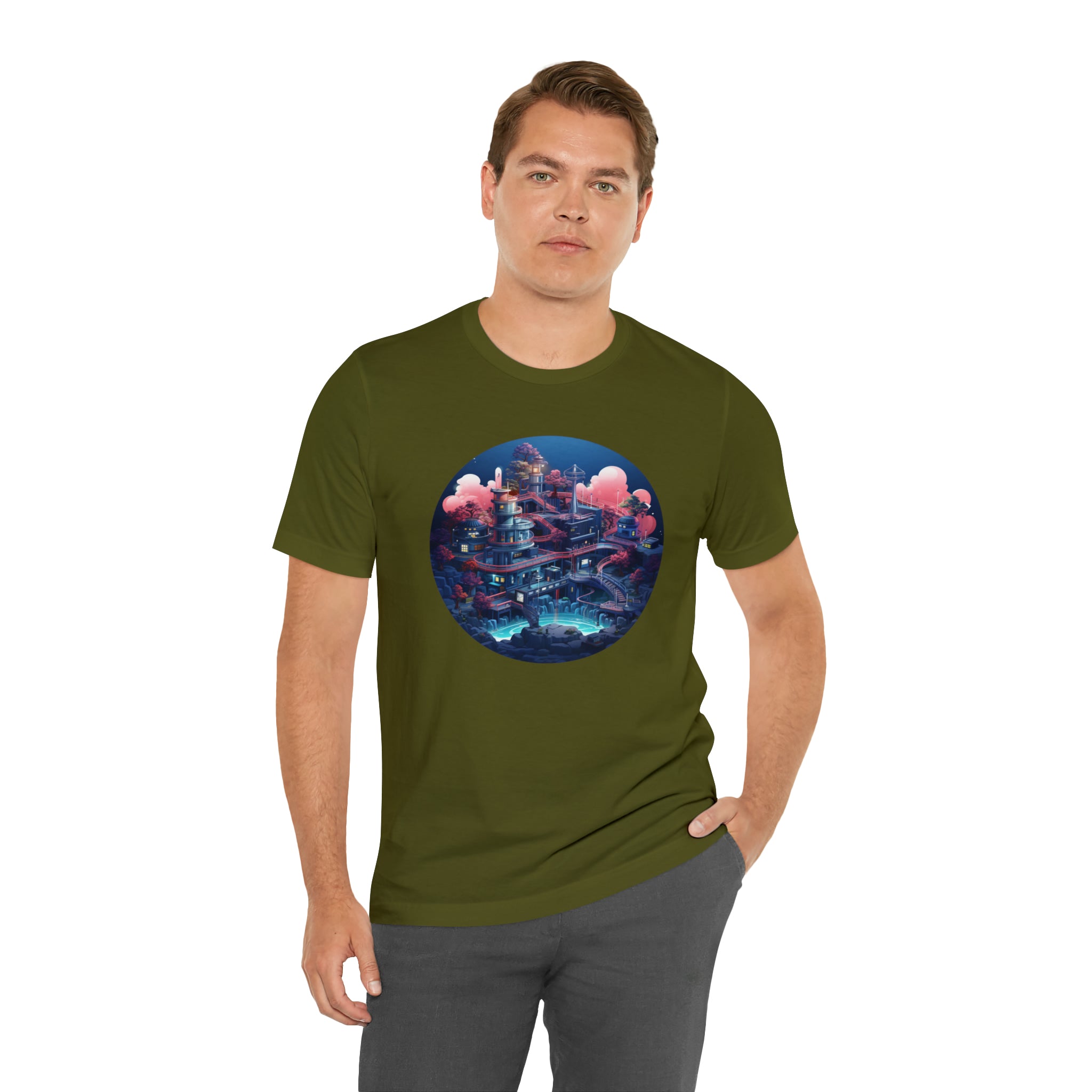 Unisex Jersey Short Sleeve Tee - Isometric Designs 03