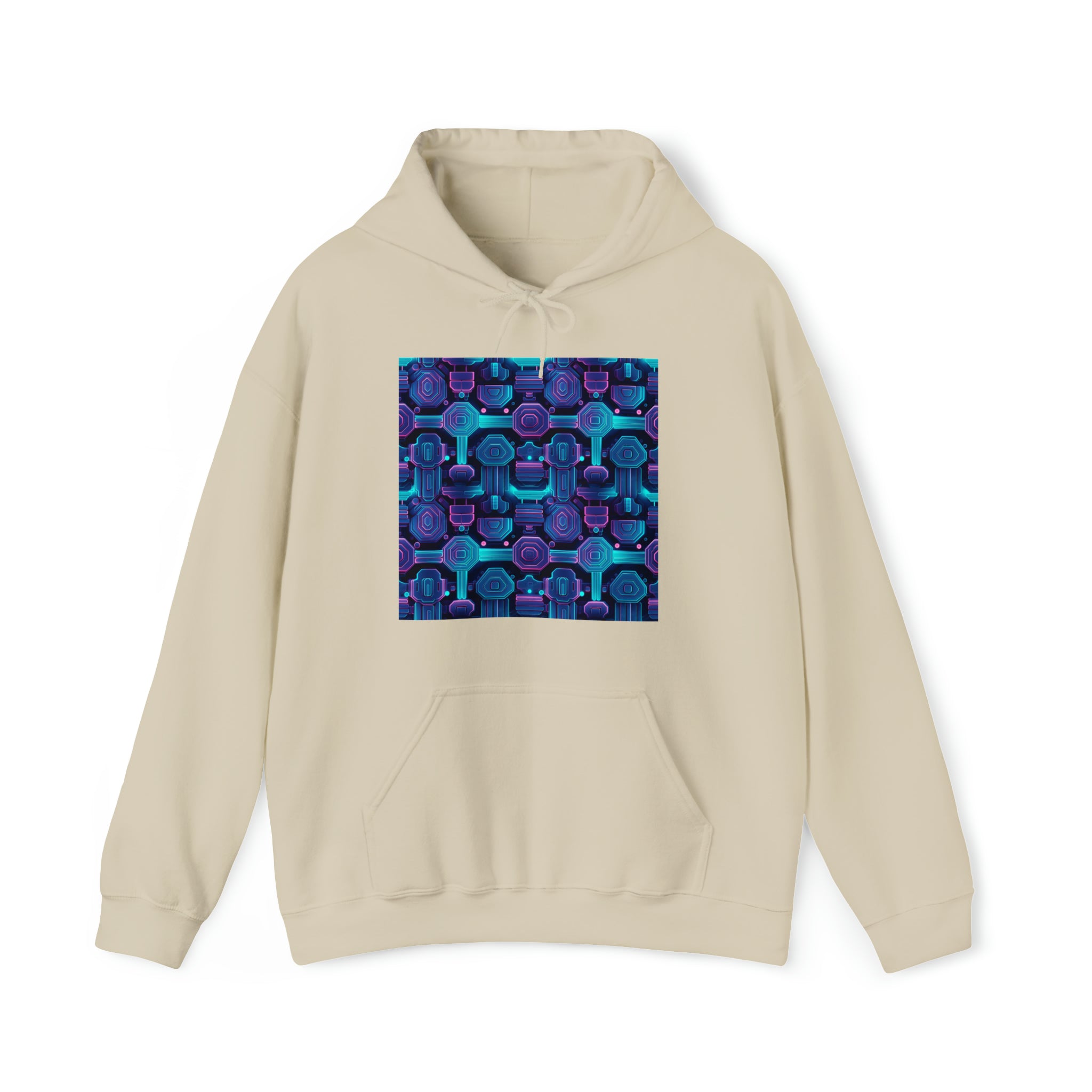 Unisex Heavy Blend™ Hooded Sweatshirt - Abstract Neon Designs 02