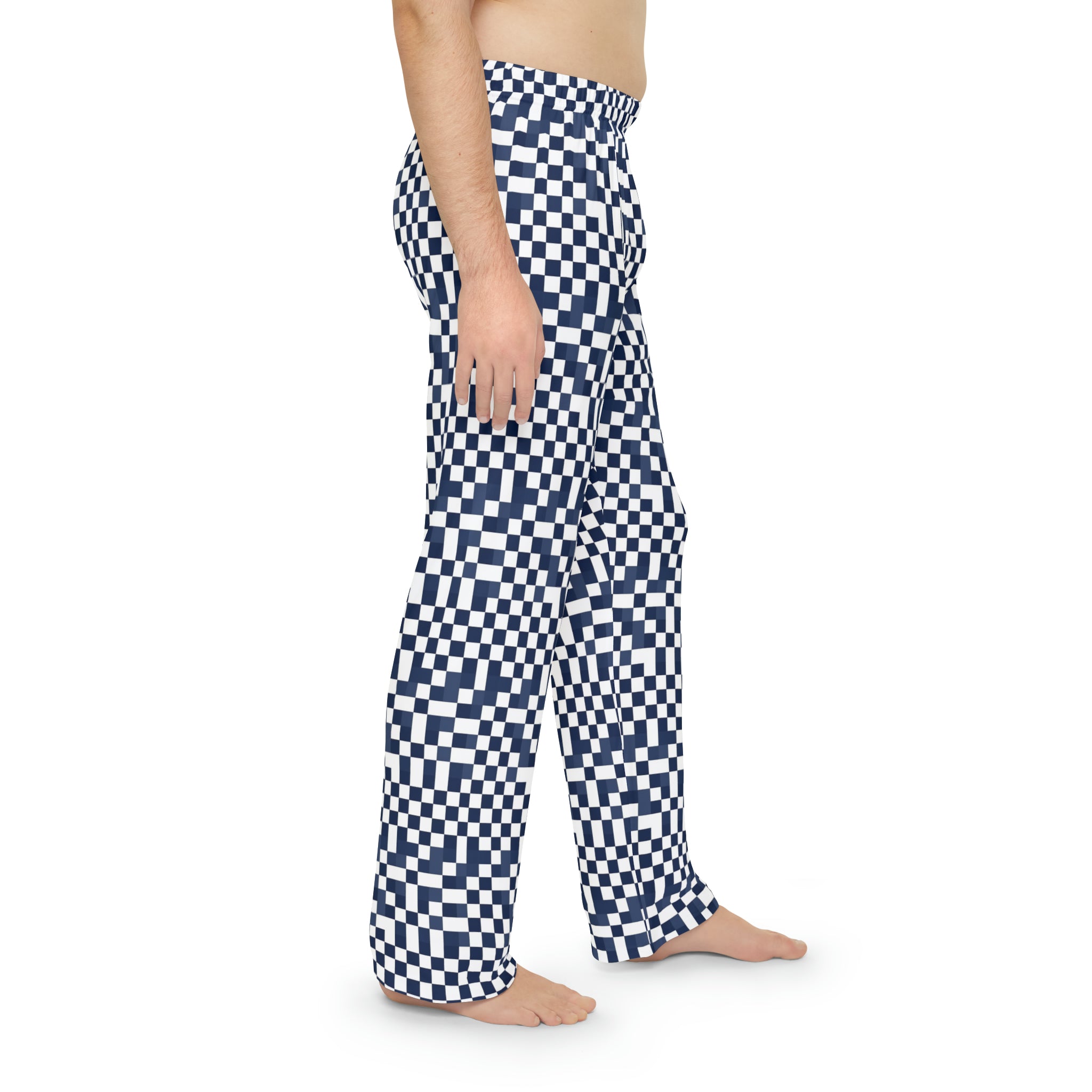Men's Pajama Pants (AOP) - Seamless Checkered Designs 08