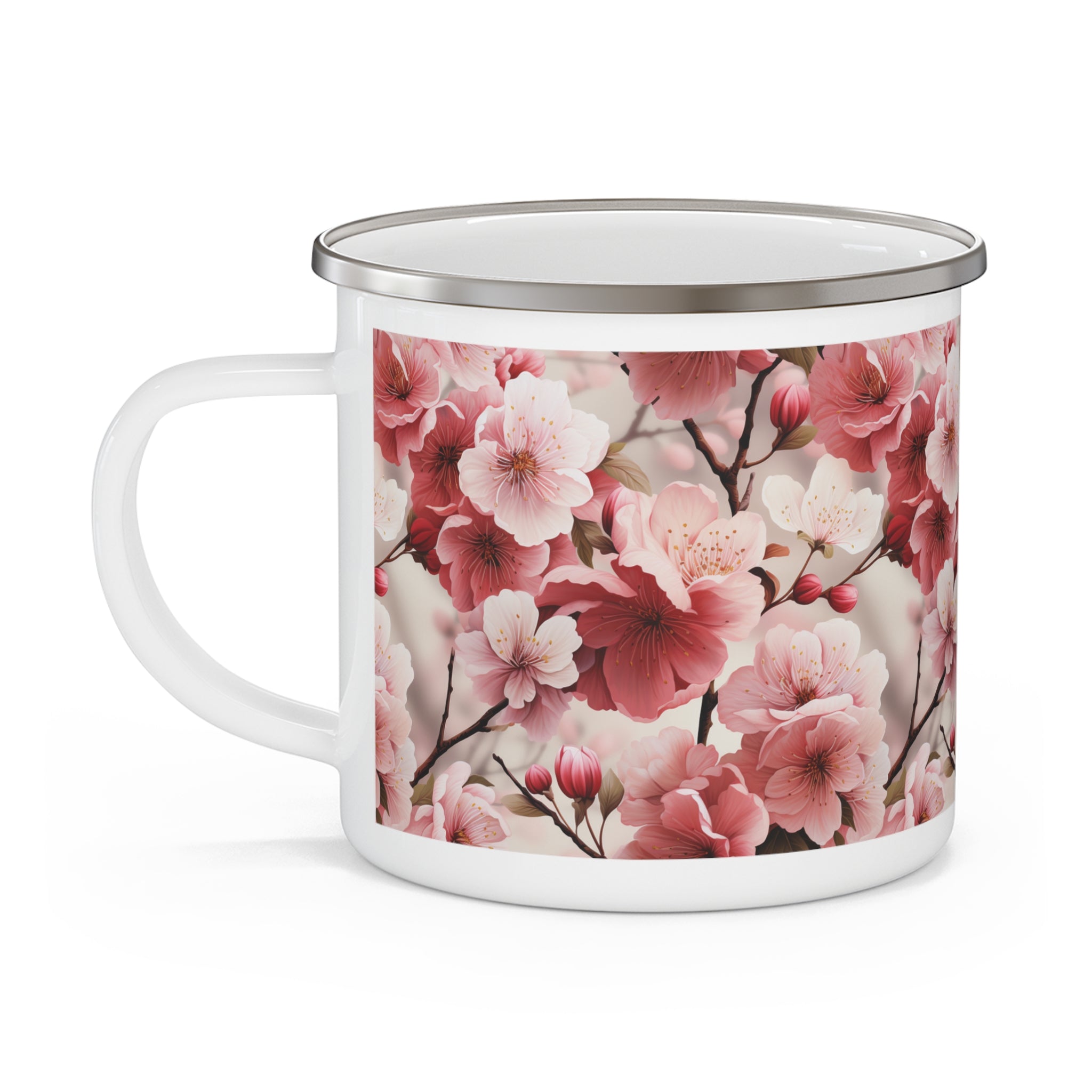 Enamel Camping Mug - Seamless Designs 04