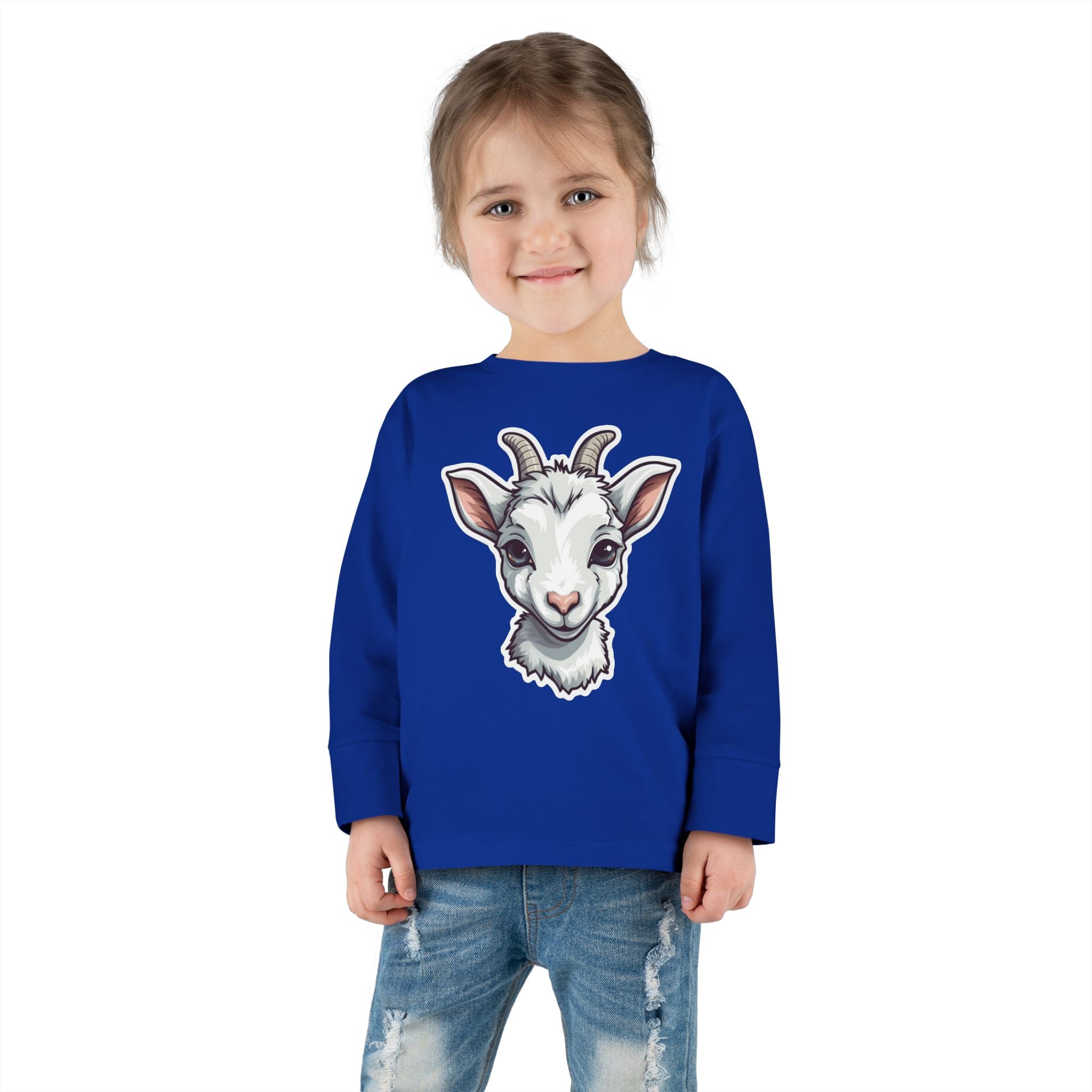 Toddler Long Sleeve Tee - Goat Kid