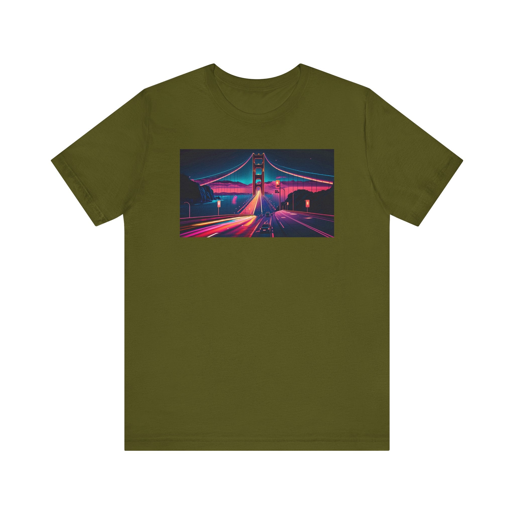 Unisex Jersey Short Sleeve Tee - Golden Gate Bridge, San Francisco, USA