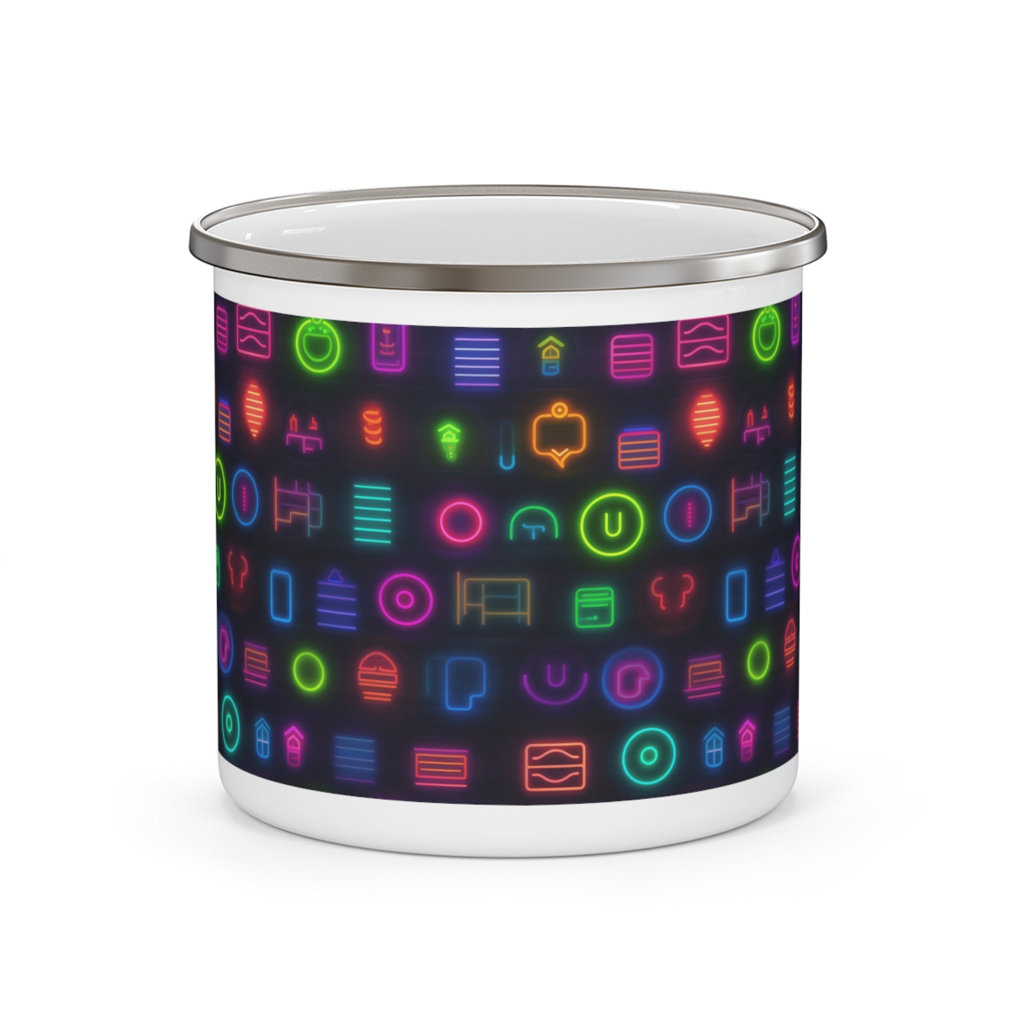 Enamel Camping Mug - Seamless Designs 11