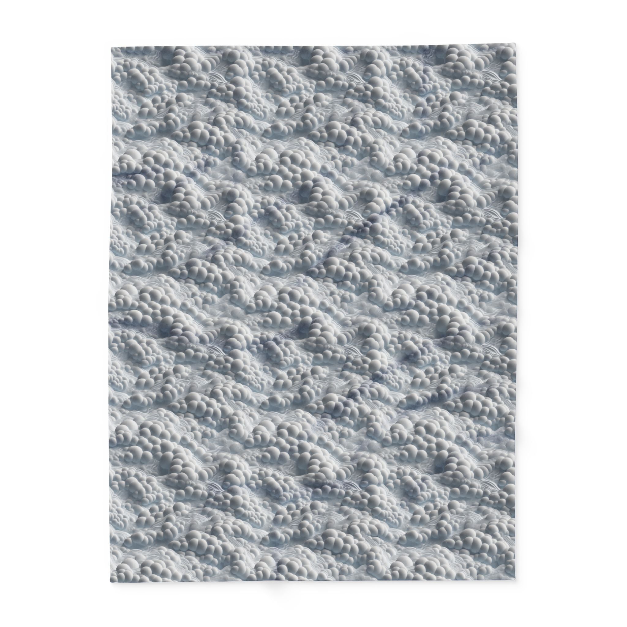 Arctic Fleece Blanket — Cozy Clouds Pattern