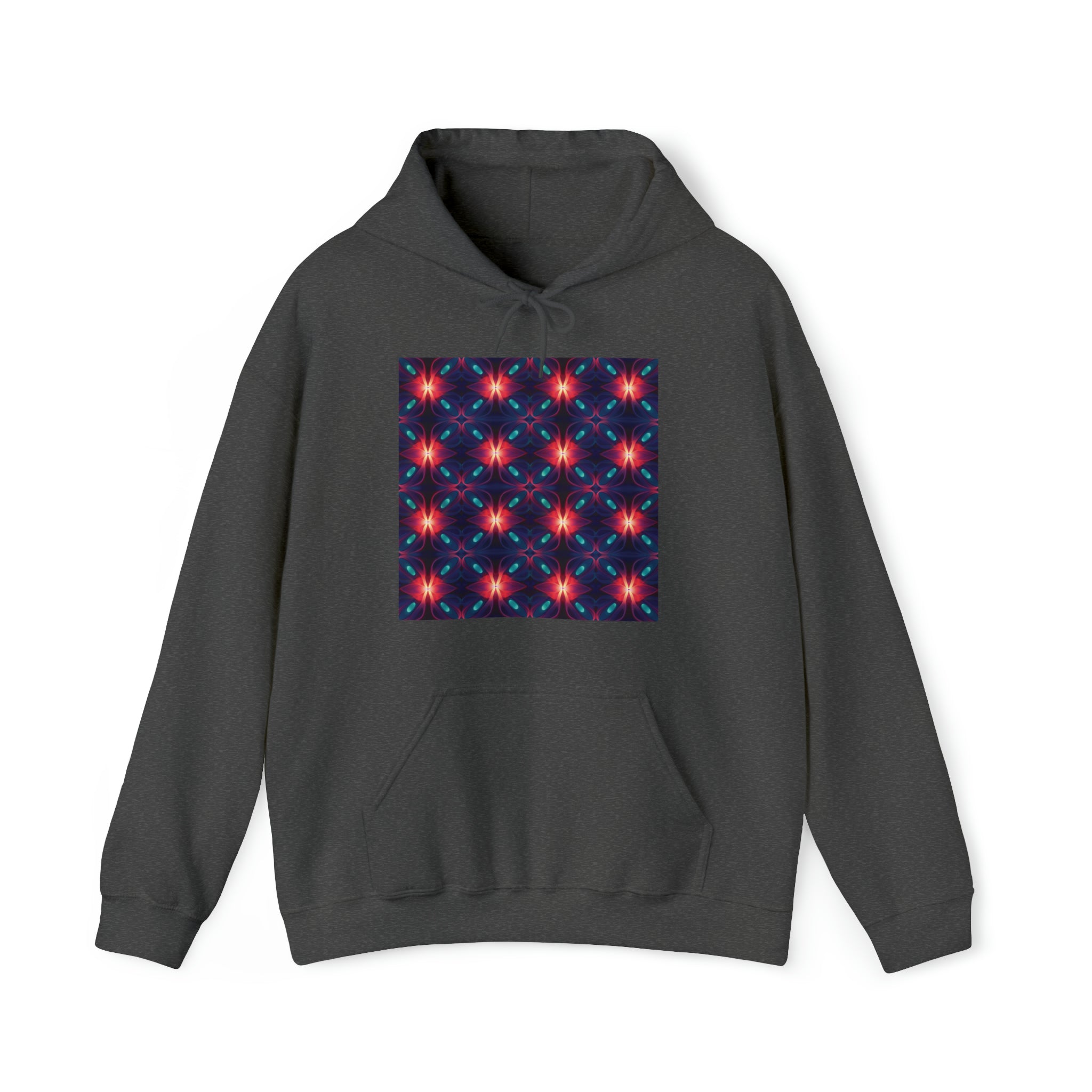 Unisex Heavy Blend™ Hooded Sweatshirt - Abstract Neon Designs 04