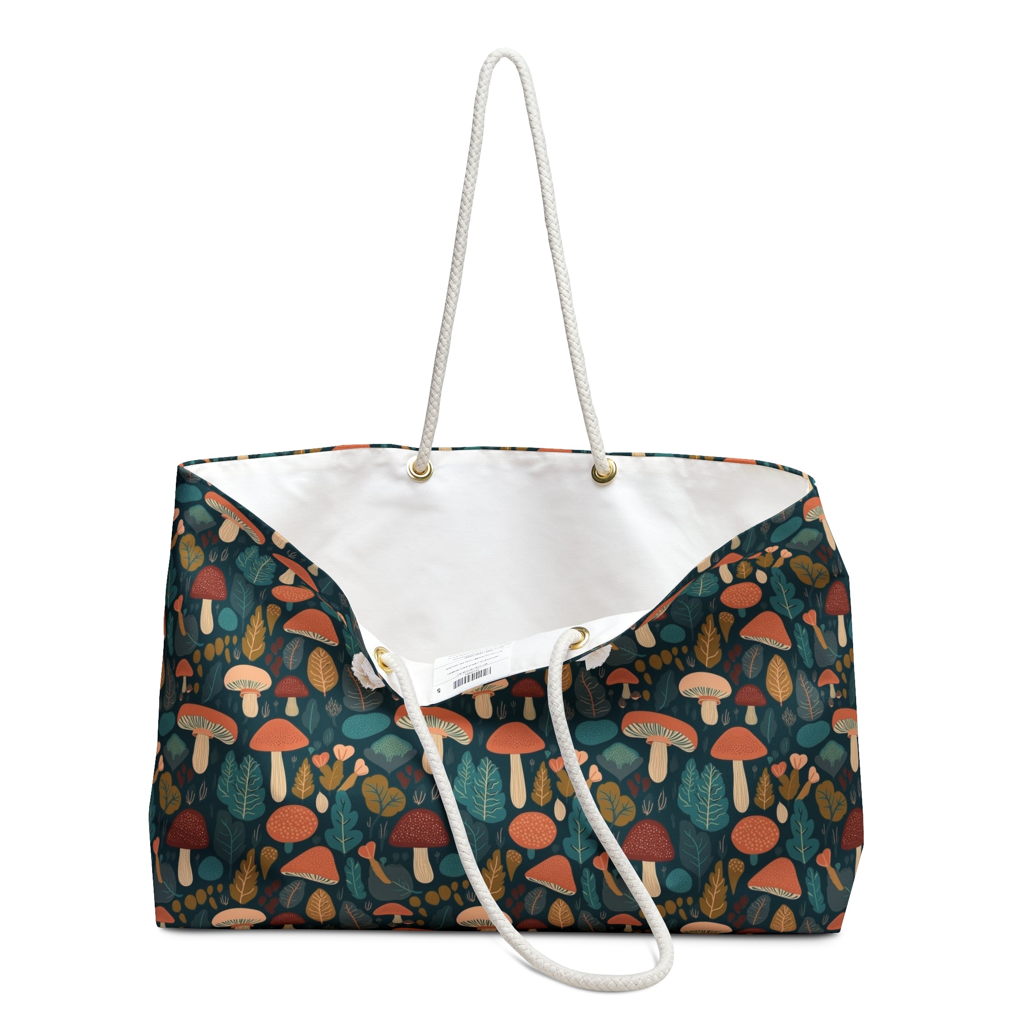 Weekender Bag (AOP) - Seamless Mushroom Designs 01