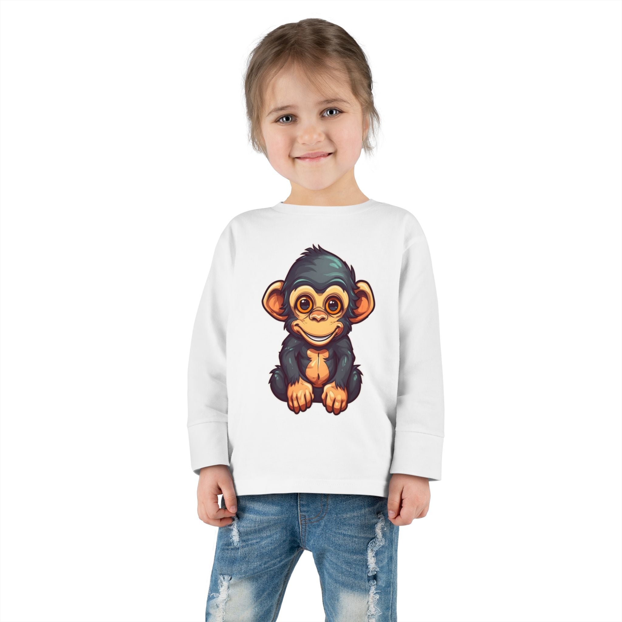 Toddler Long Sleeve Tee - Chimpanzee Infant