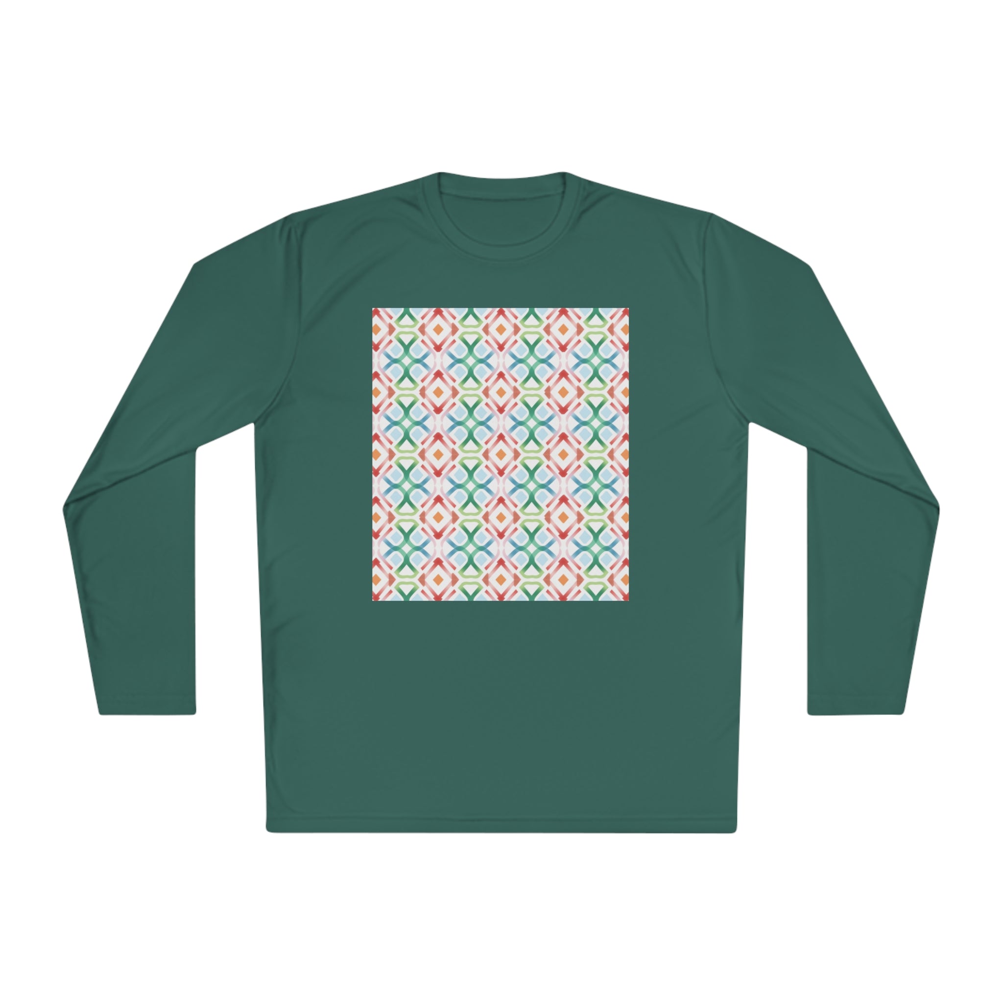 Unisex Lightweight Long Sleeve Tee (AOP) - Abstract Designs 09