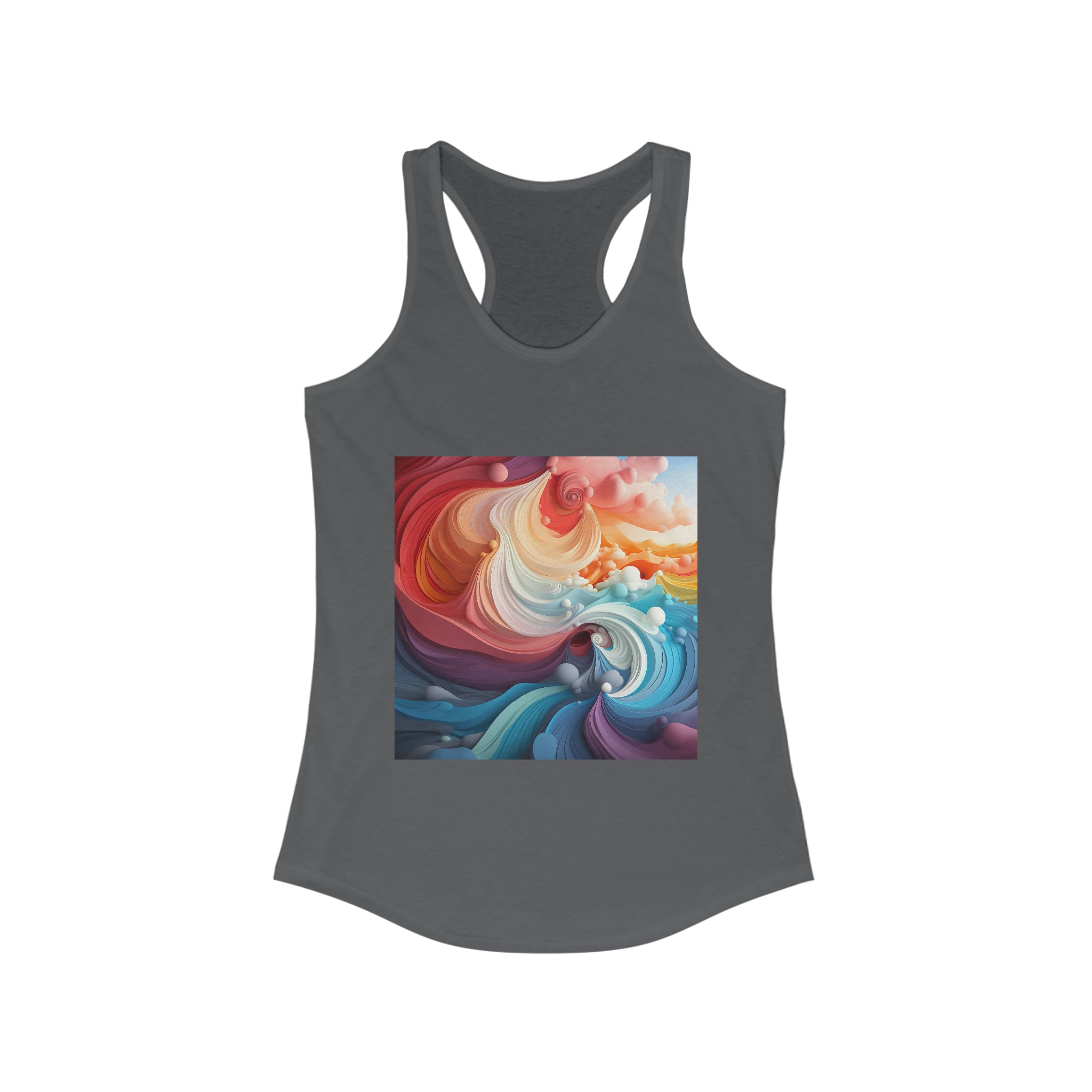 Women's Ideal Racerback Tank - Vector Art Design 15