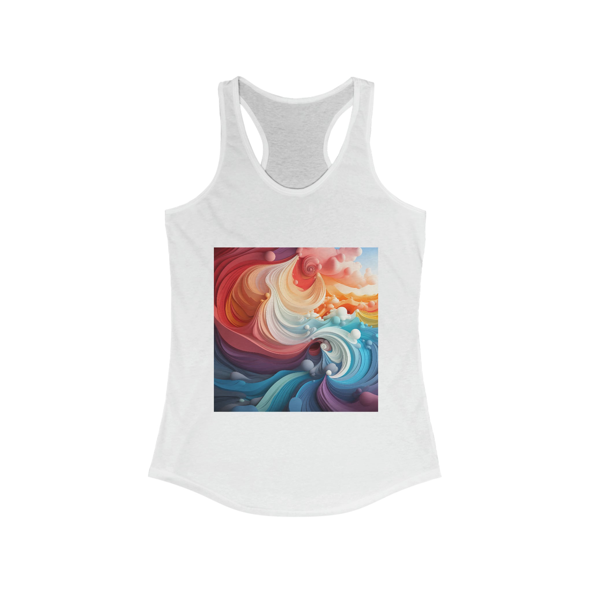 Women's Ideal Racerback Tank - Vector Art Design 15