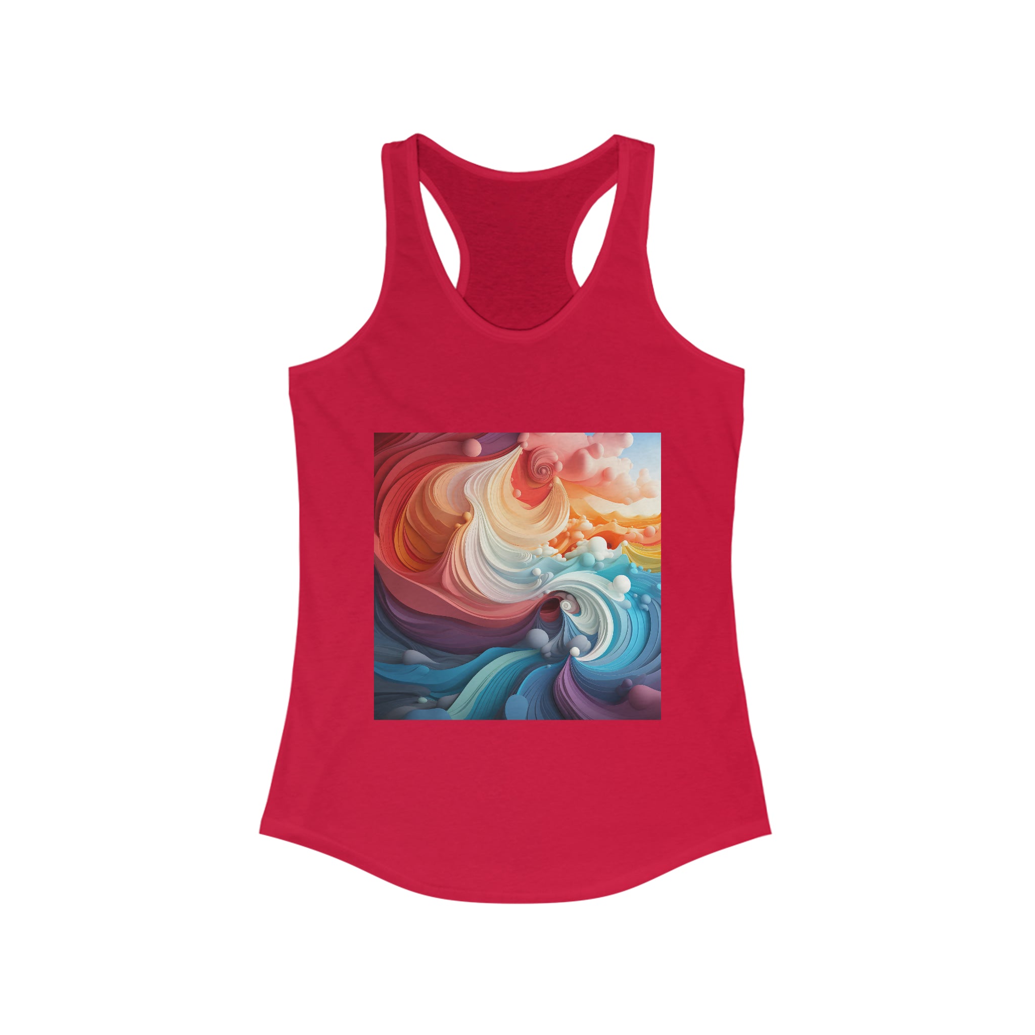 Women's Ideal Racerback Tank - Vector Art Design 15