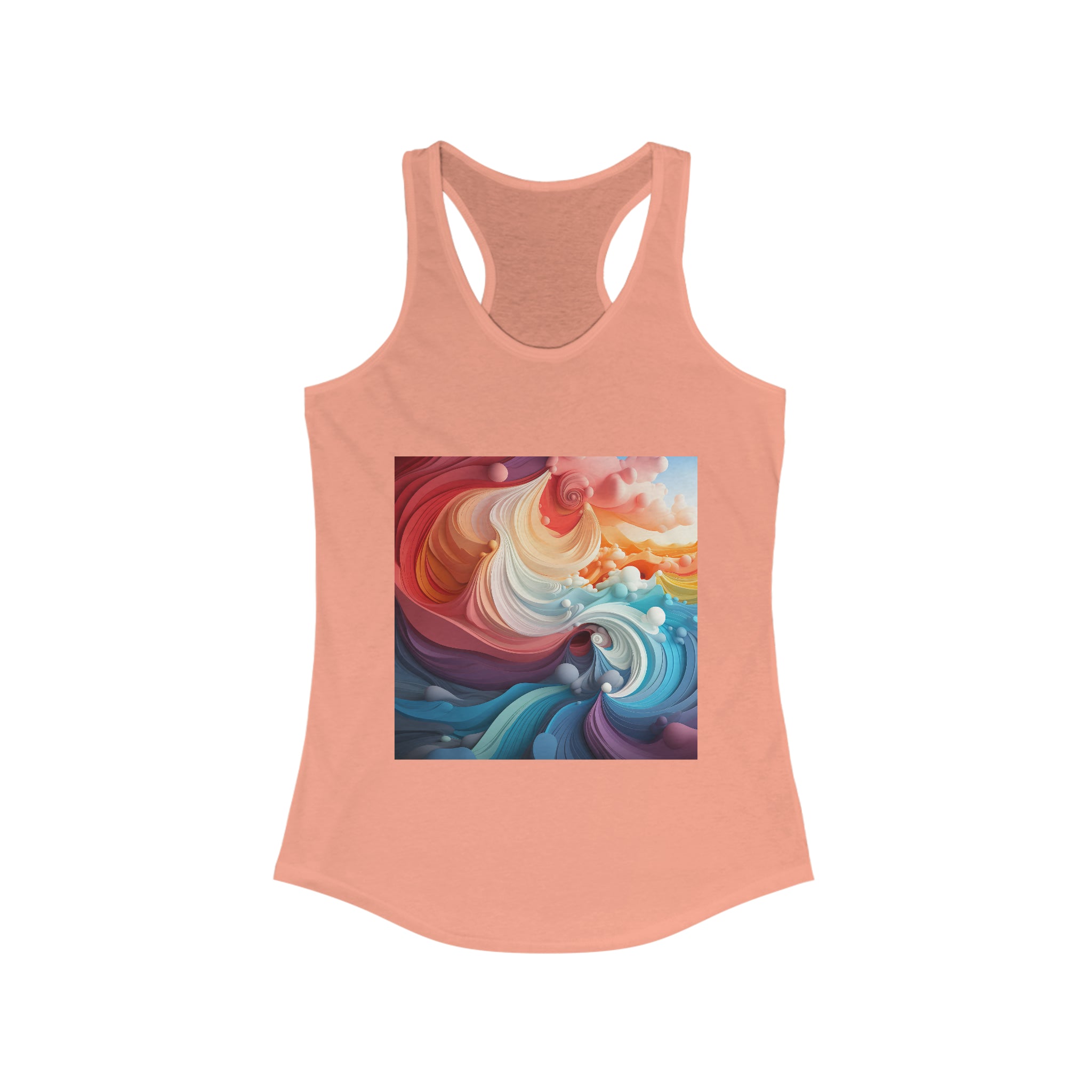 Women's Ideal Racerback Tank - Vector Art Design 15