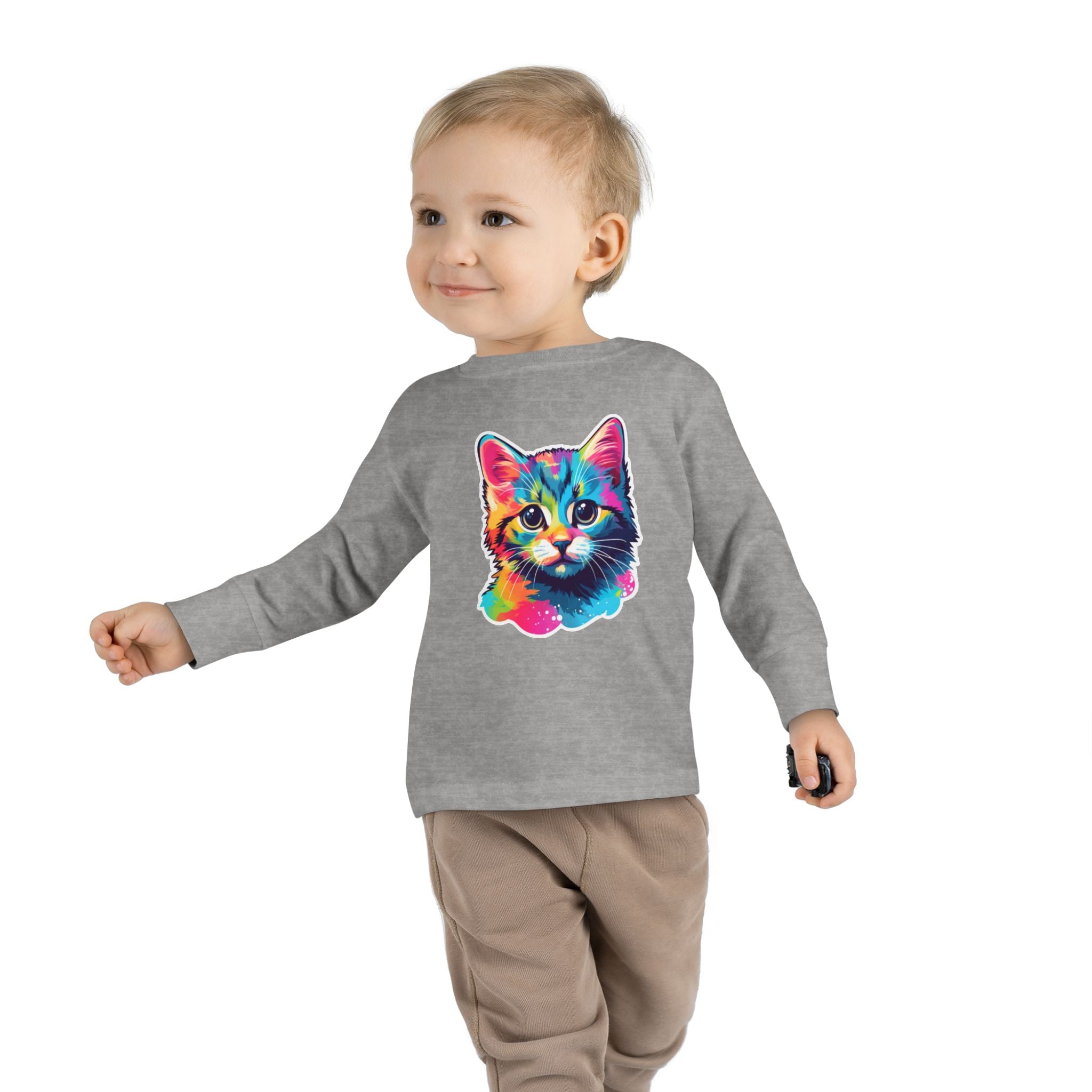 Toddler Long Sleeve Tee - Kittens 02