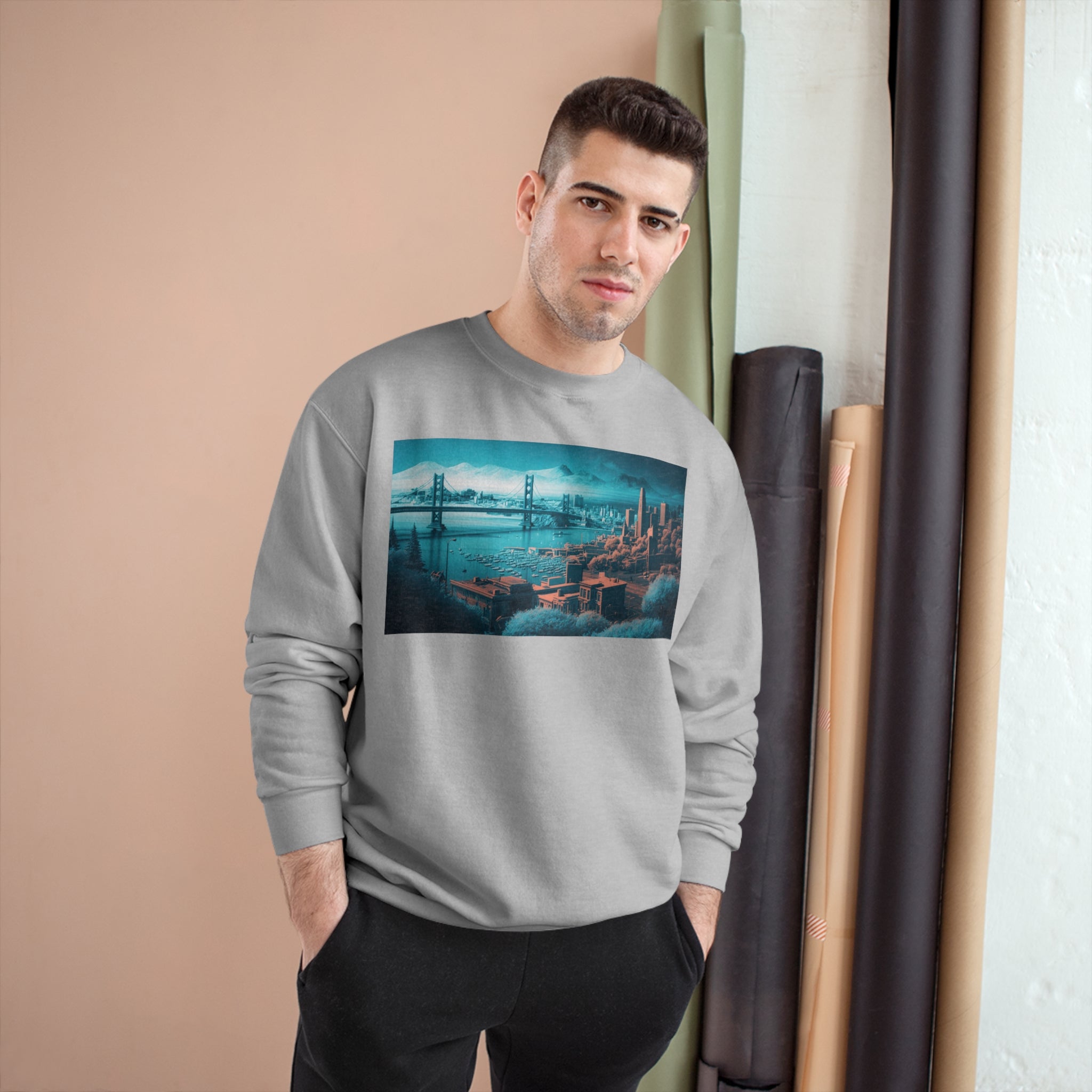 Champion Sweatshirt - Duotone Cities, San Francisco