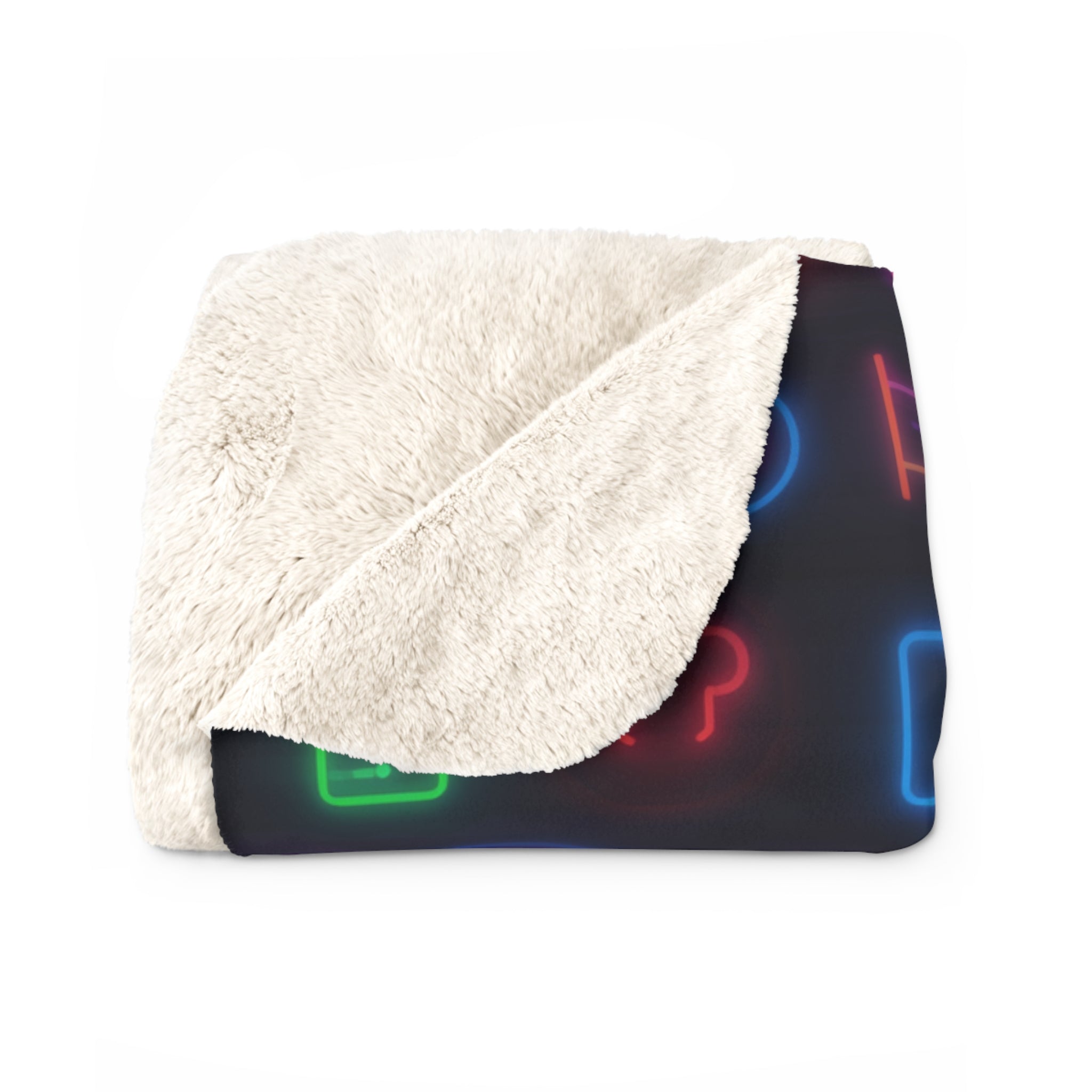 Sherpa Fleece Blanket (AOP) - Seamless Designs 20