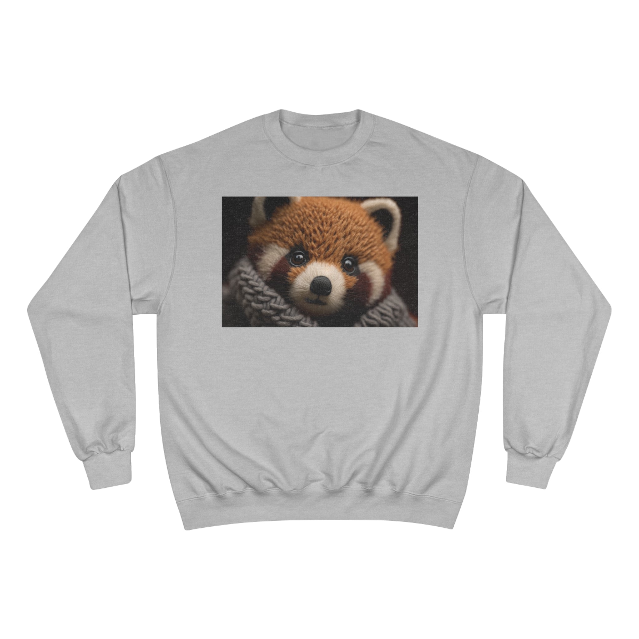 Champion Sweatshirt - Knit Animals, Red Panda Cub