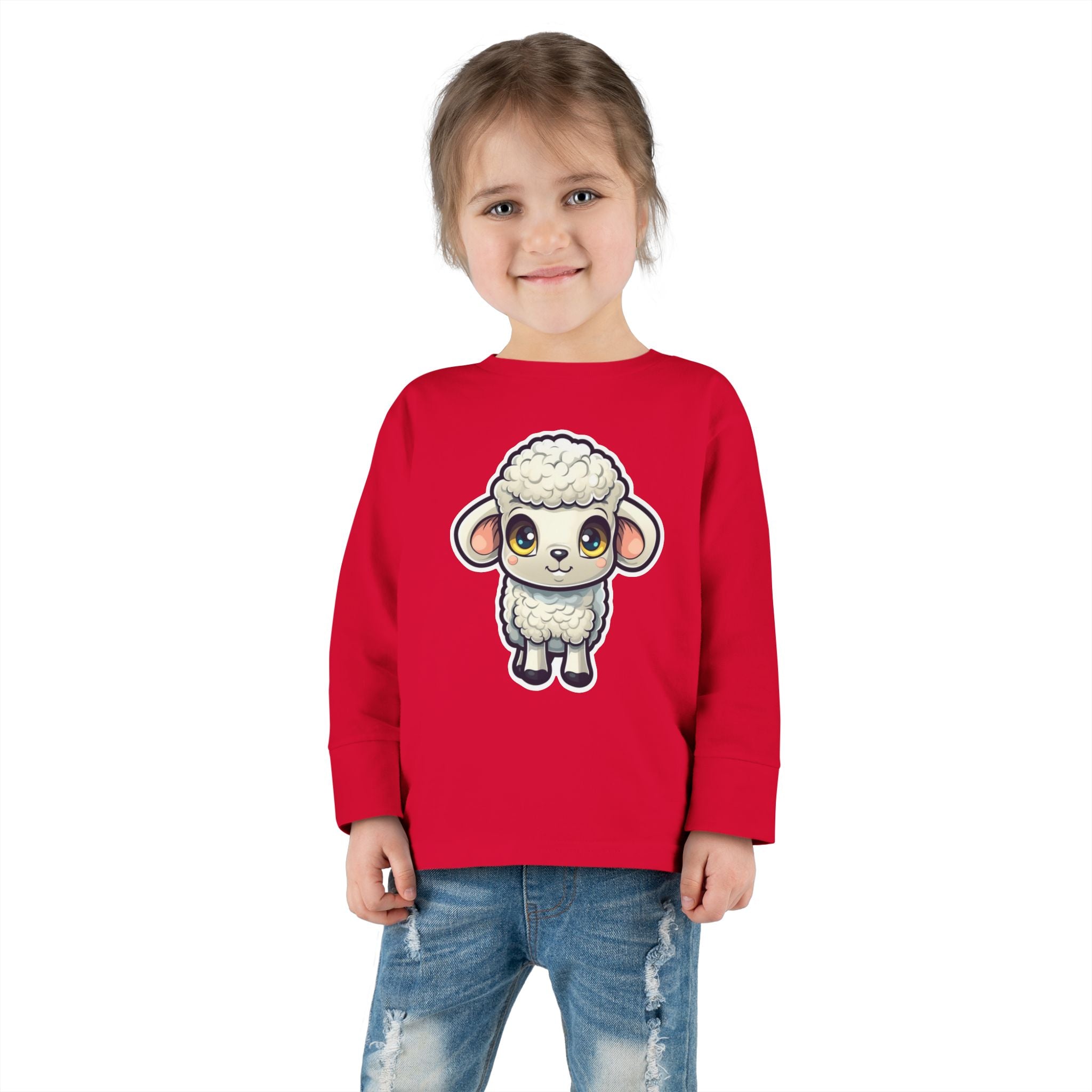 Toddler Long Sleeve Tee - Sheep Lamb