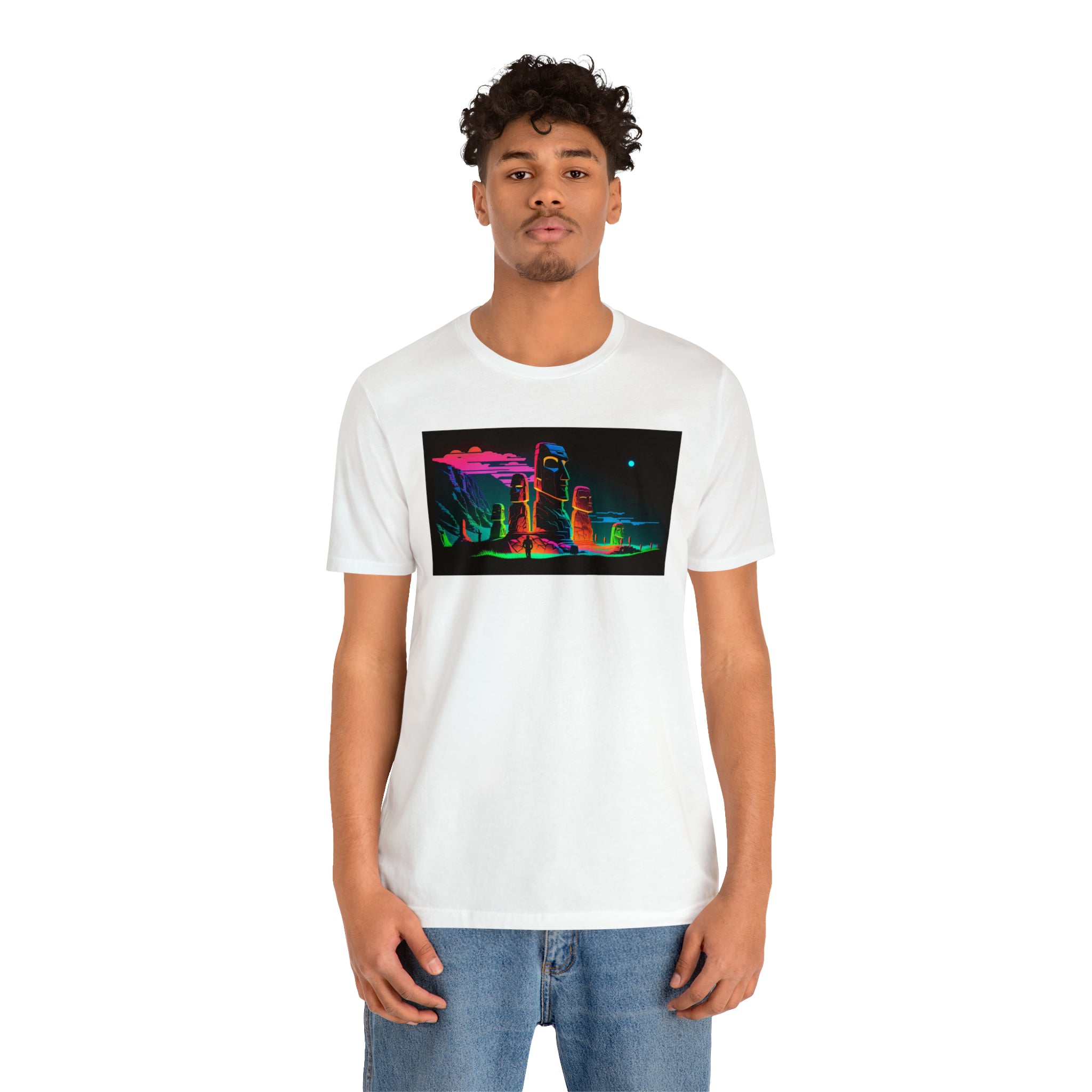 Unisex Jersey Short Sleeve Tee - Easter Islands, Chile