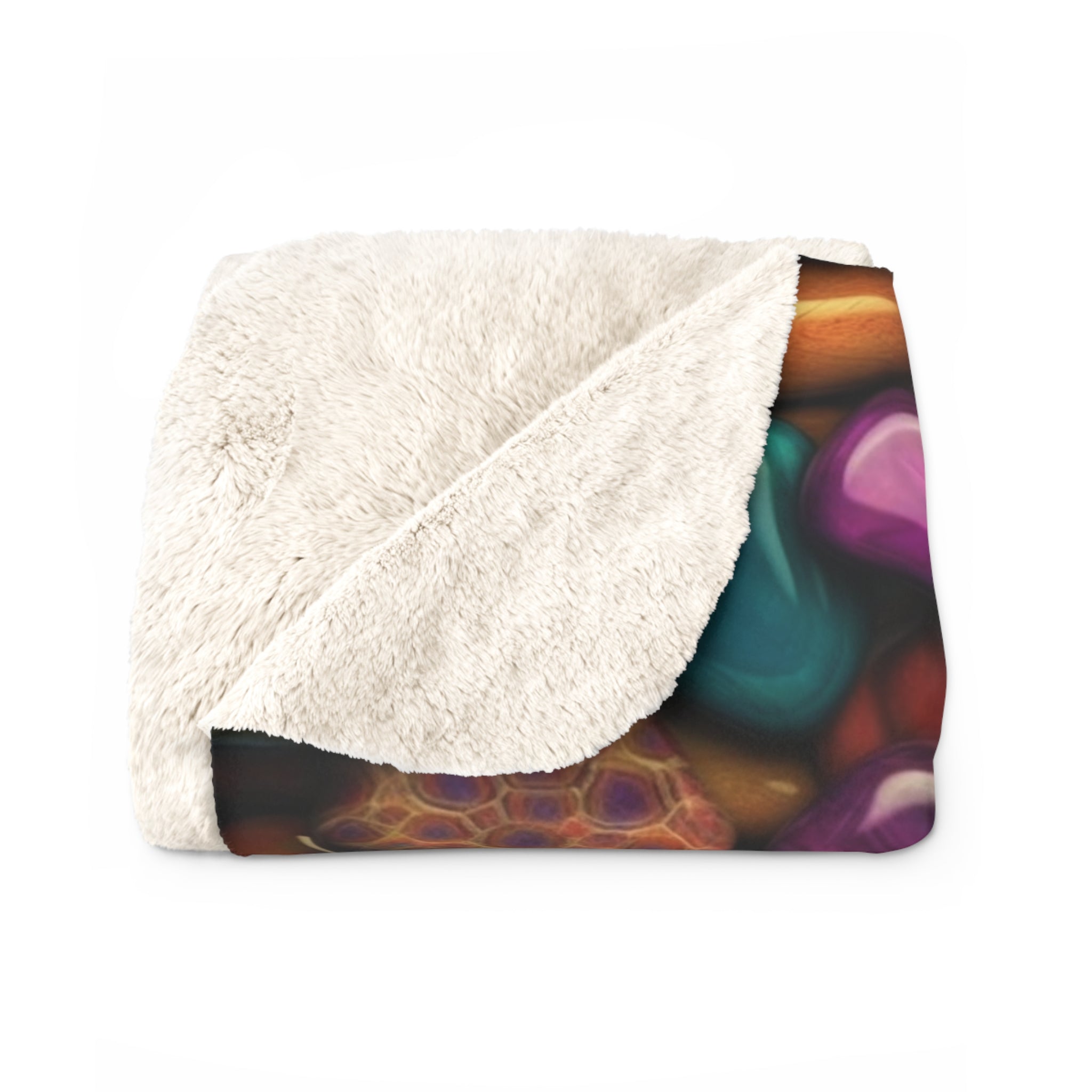 Sherpa Fleece Blanket (AOP) - Seamless Designs 12