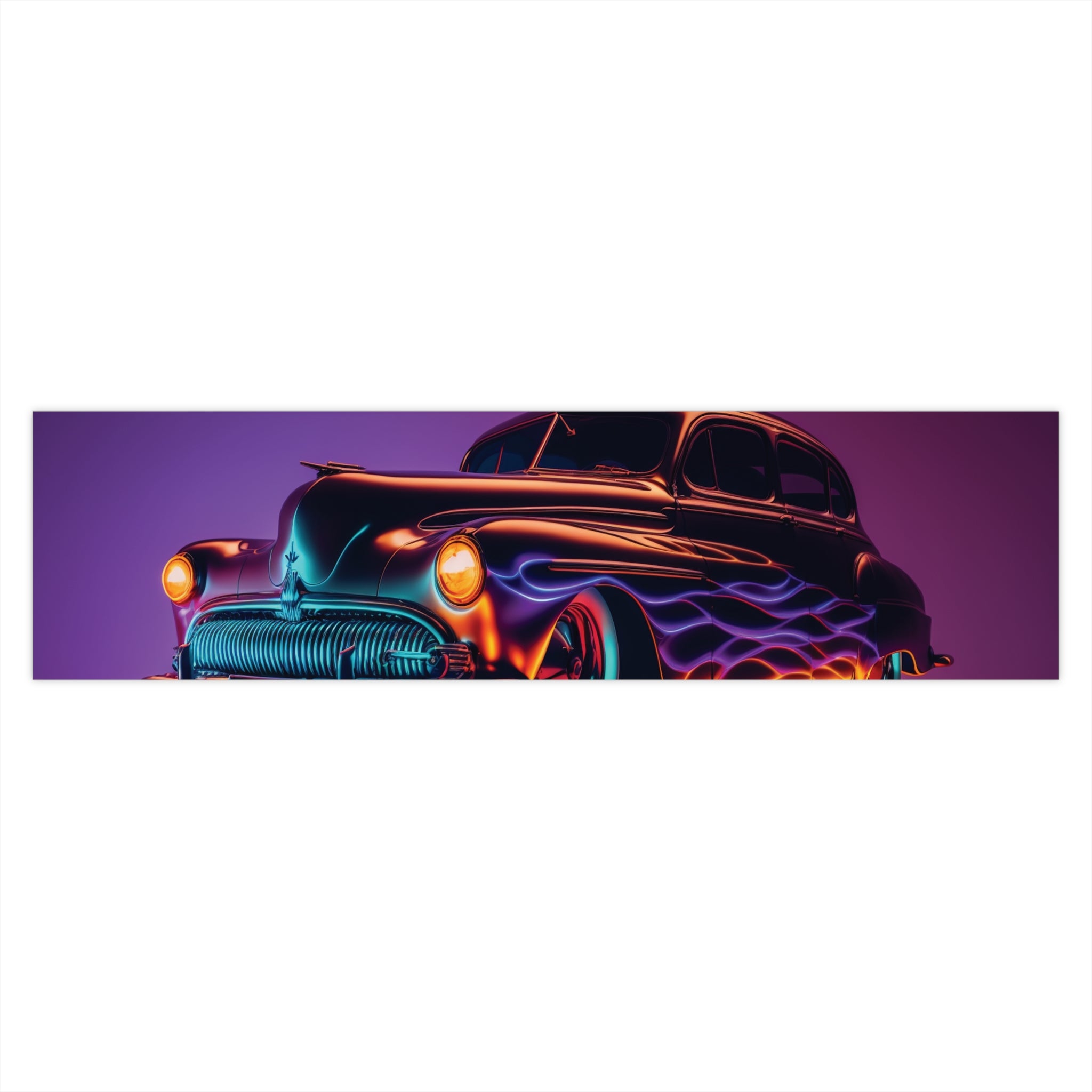 Bumper Stickers - Neon Car Design 06