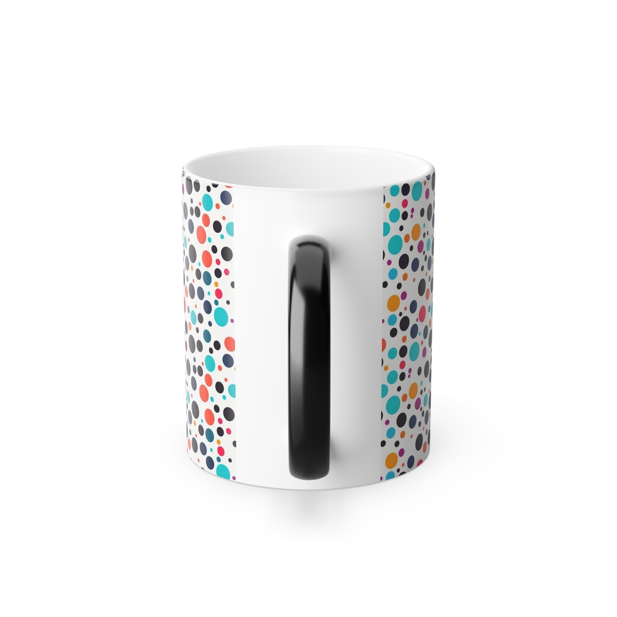 Color-Changing Mug, 11oz — Polka Dots