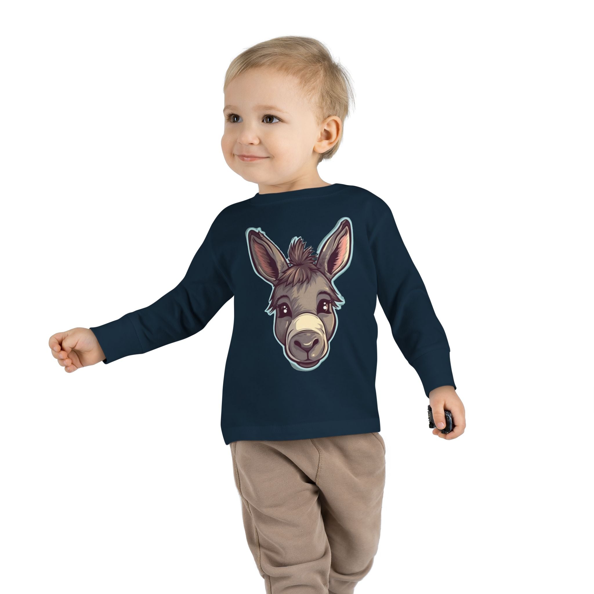 Toddler Long Sleeve Tee - Donkey Foal