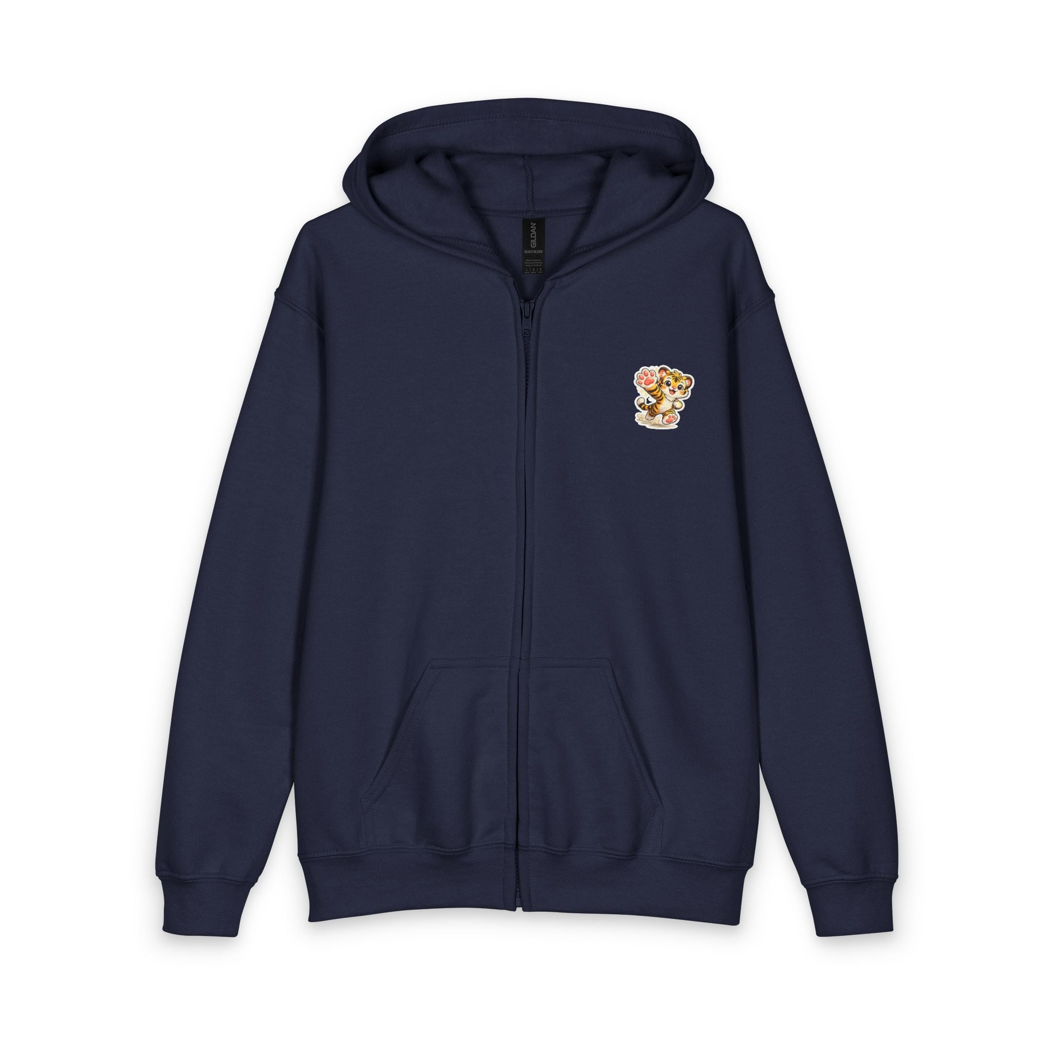 Youth Heavy Blend Zipped Hoodie - Mascot 02 - Roary