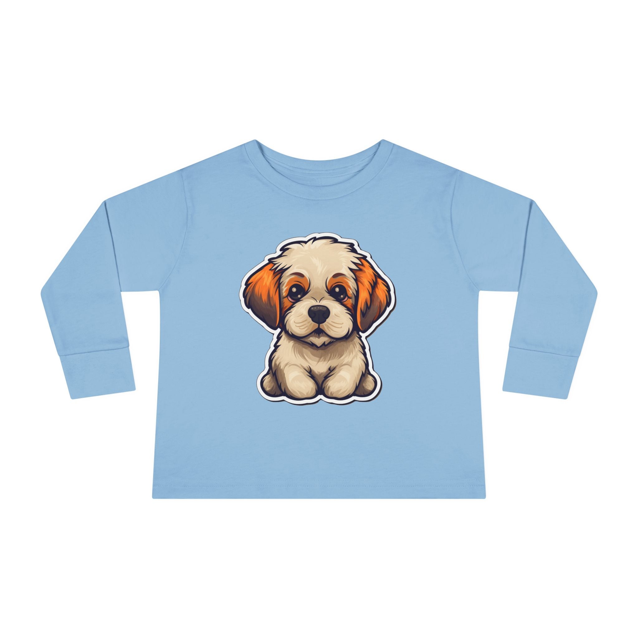 Toddler Long Sleeve Tee - Dog Puppy