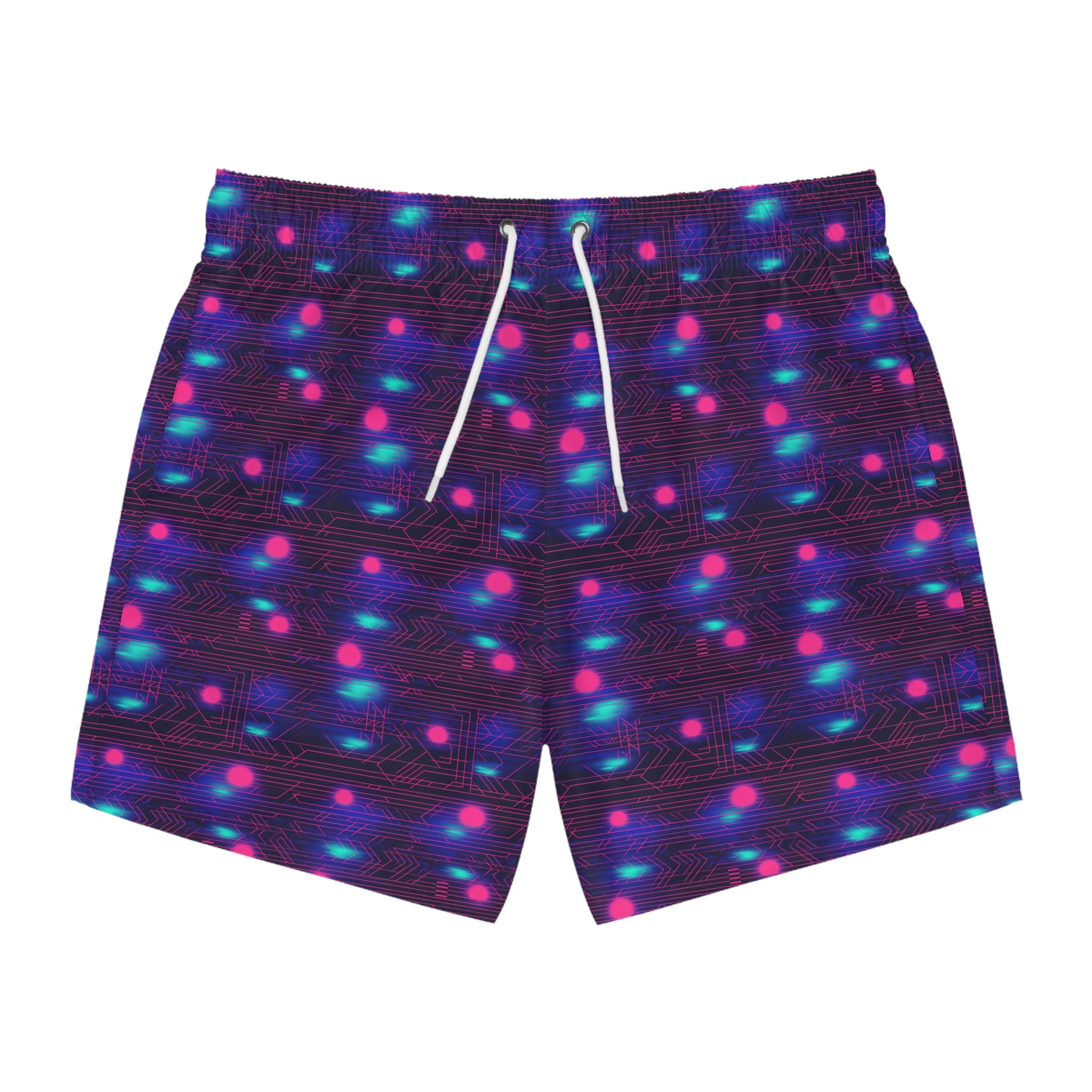 Swim Trunks (AOP) - Seamless Neon Designs 02