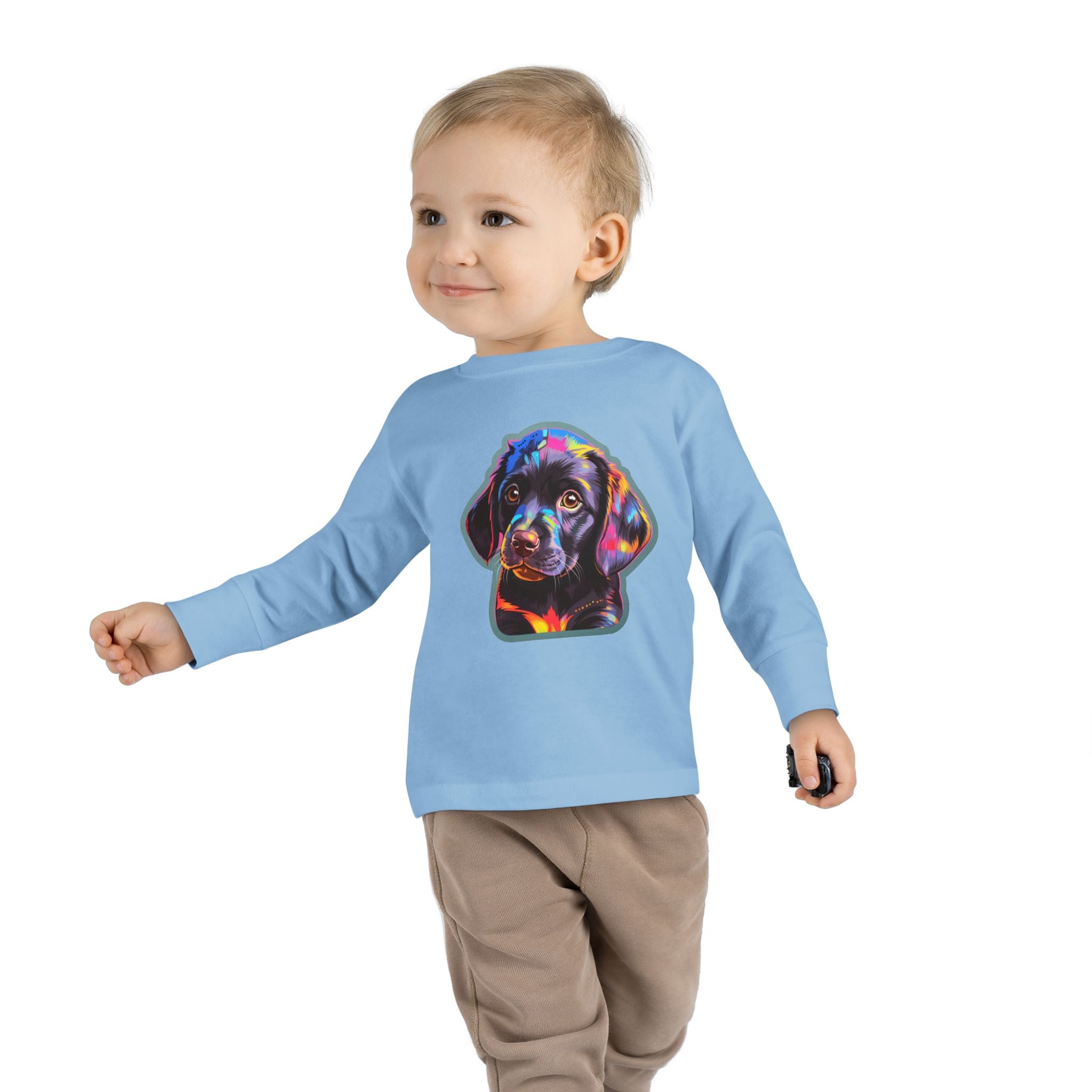 Toddler Long Sleeve Tee - Puppies 02